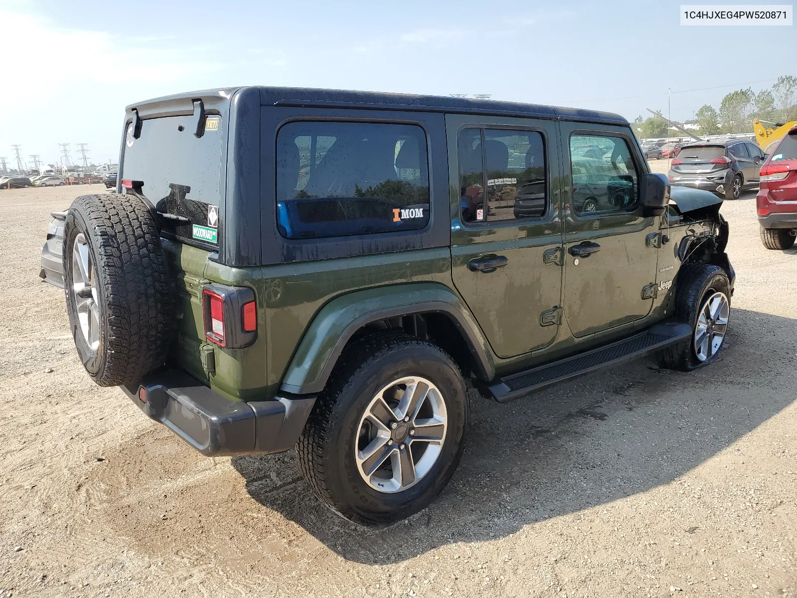 2023 Jeep Wrangler Sahara VIN: 1C4HJXEG4PW520871 Lot: 68704244