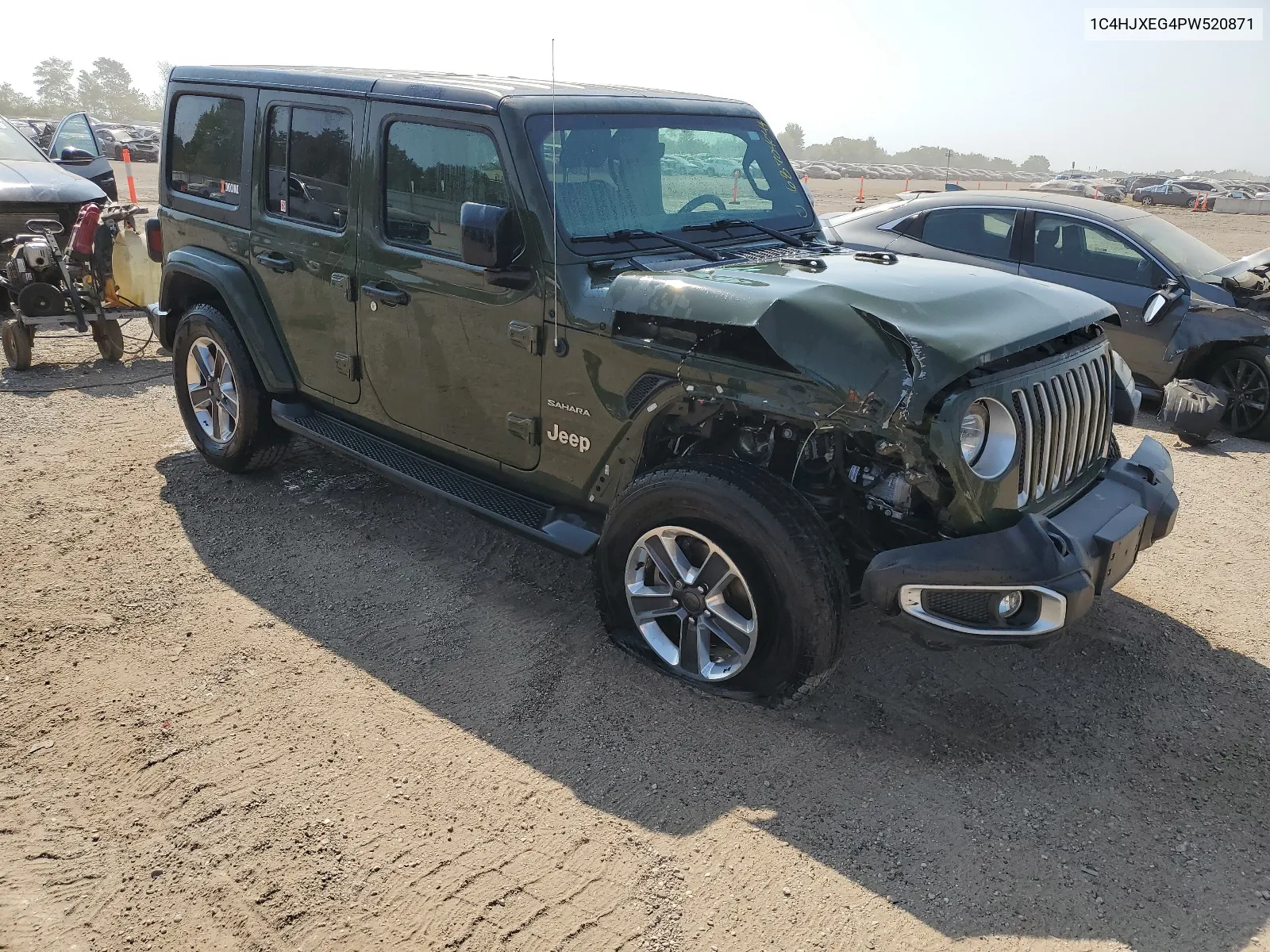 2023 Jeep Wrangler Sahara VIN: 1C4HJXEG4PW520871 Lot: 68704244