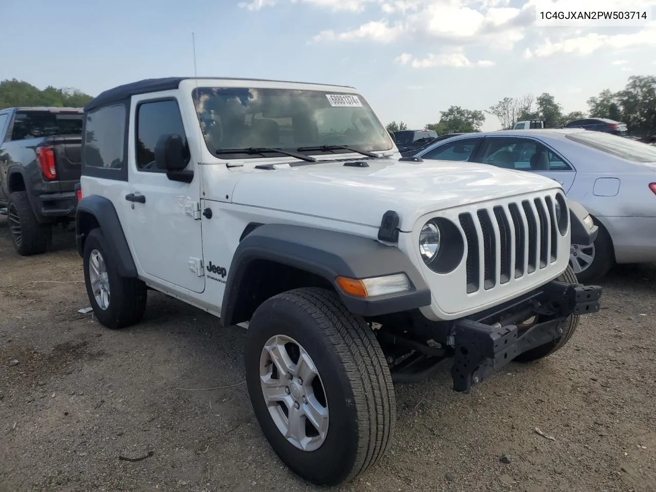 2023 Jeep Wrangler Sport VIN: 1C4GJXAN2PW503714 Lot: 68881374