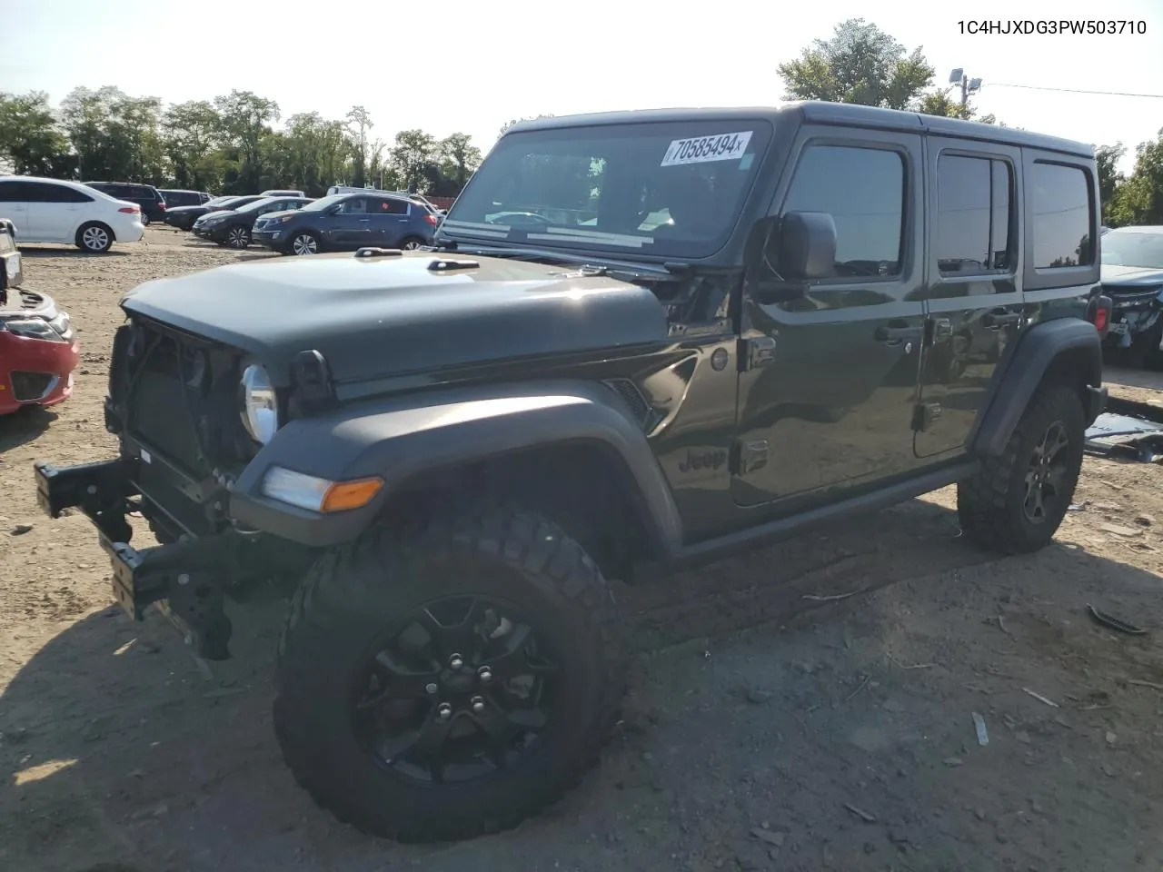 2023 Jeep Wrangler Sport VIN: 1C4HJXDG3PW503710 Lot: 70585494