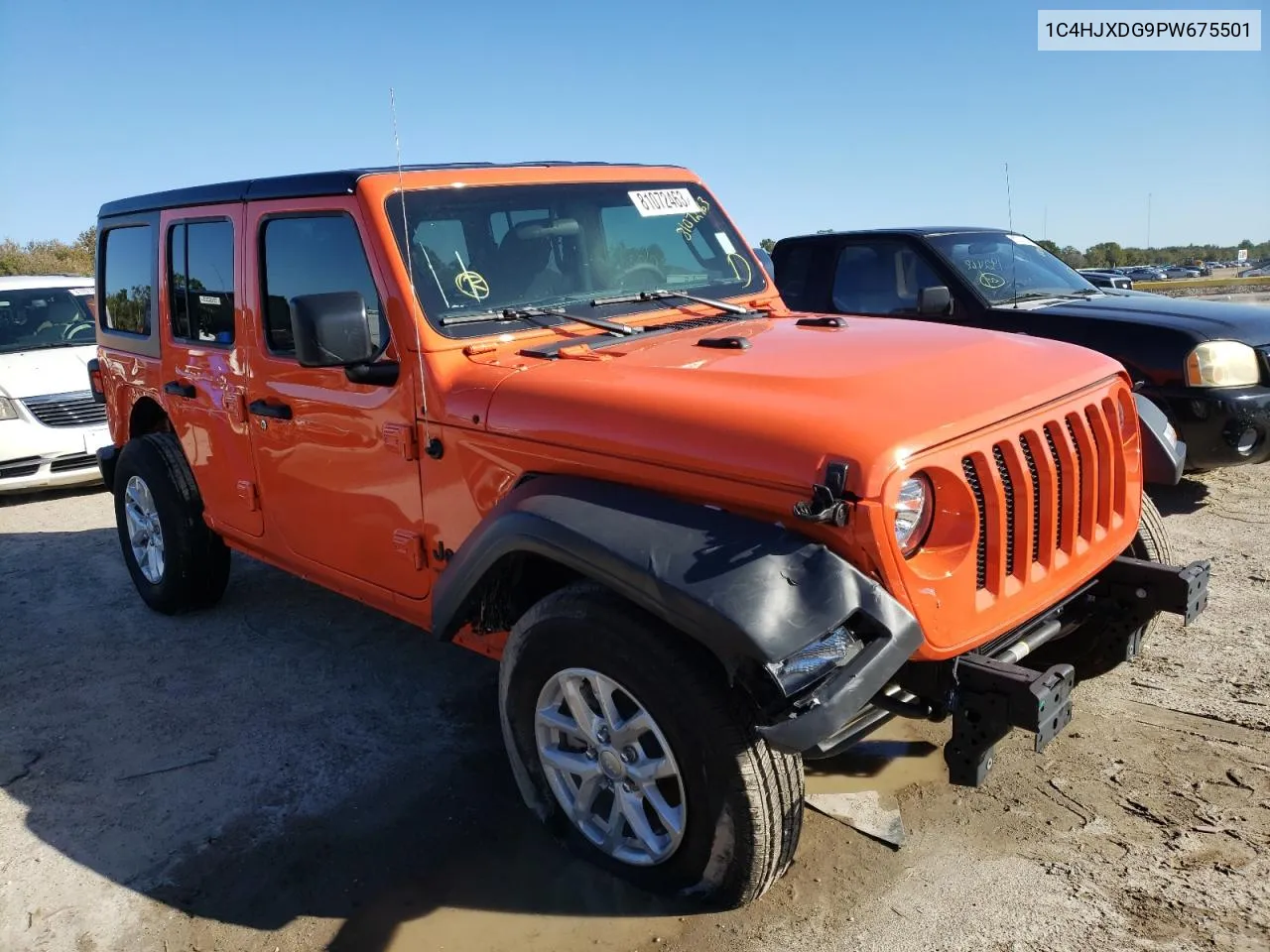 2023 Jeep Wrangler Sport VIN: 1C4HJXDG9PW675501 Lot: 81072463