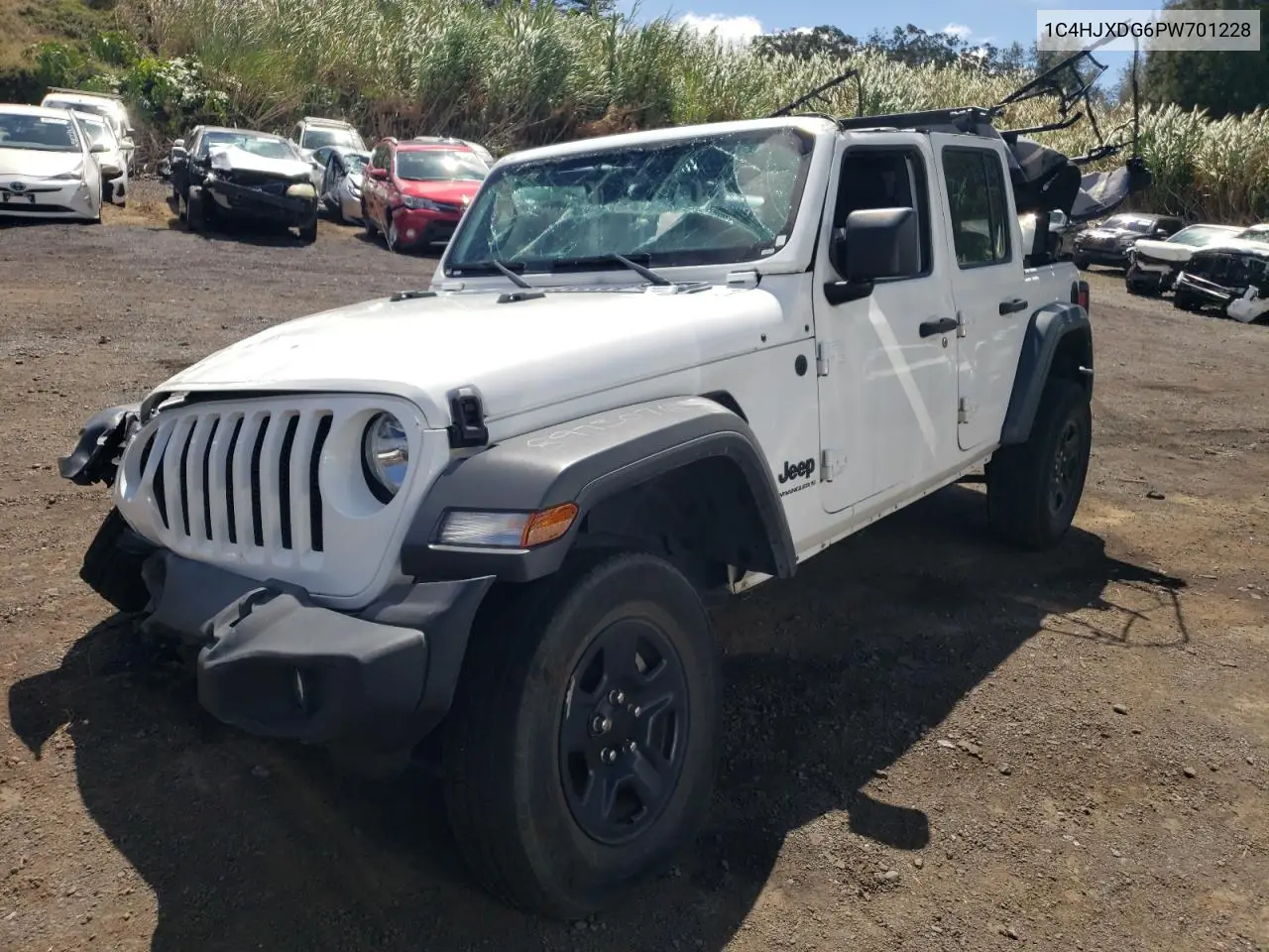 1C4HJXDG6PW701228 2023 Jeep Wrangler Sport