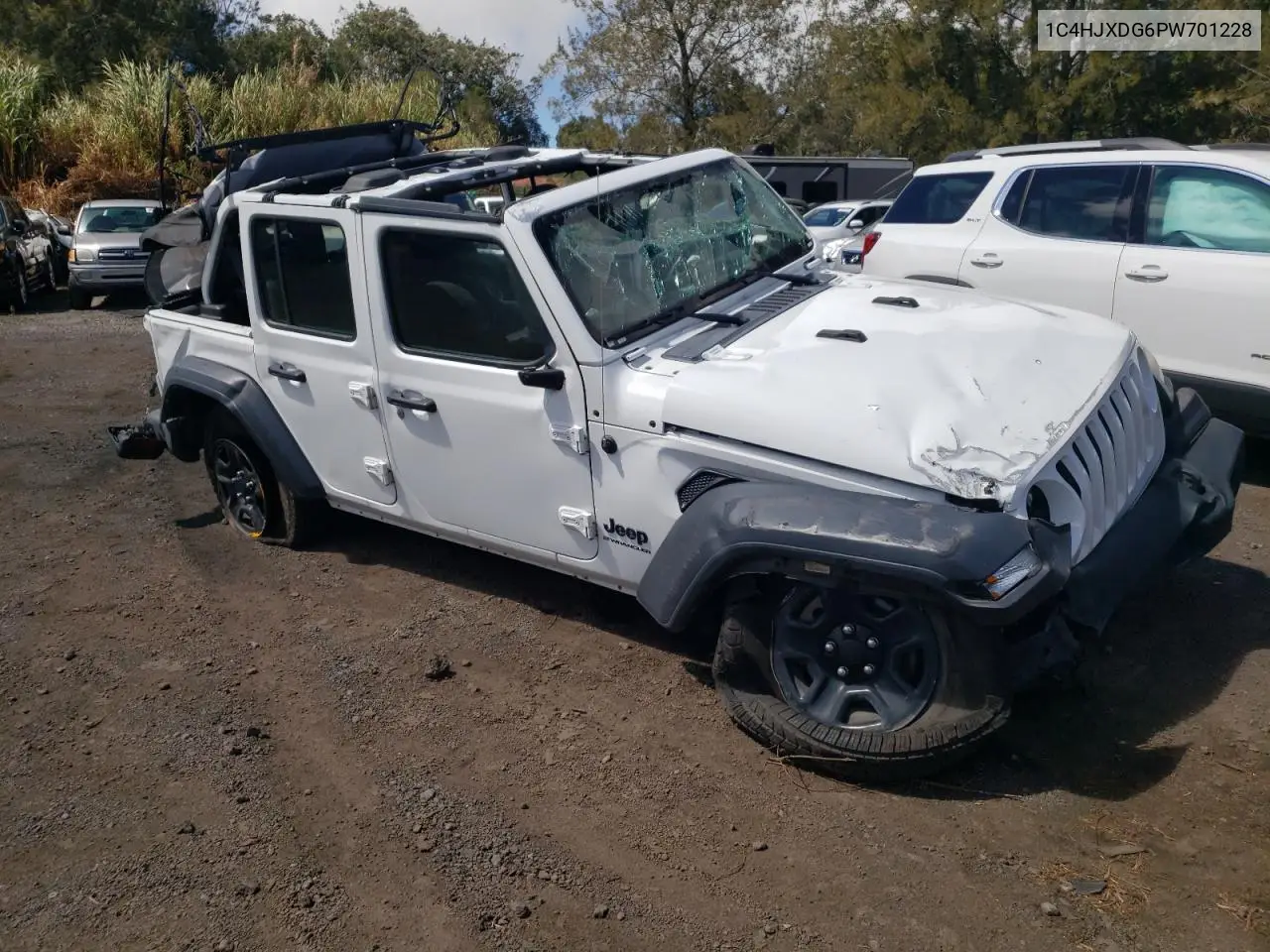 1C4HJXDG6PW701228 2023 Jeep Wrangler Sport