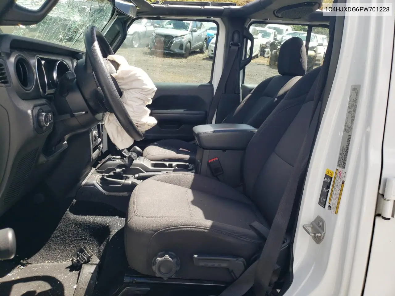 1C4HJXDG6PW701228 2023 Jeep Wrangler Sport