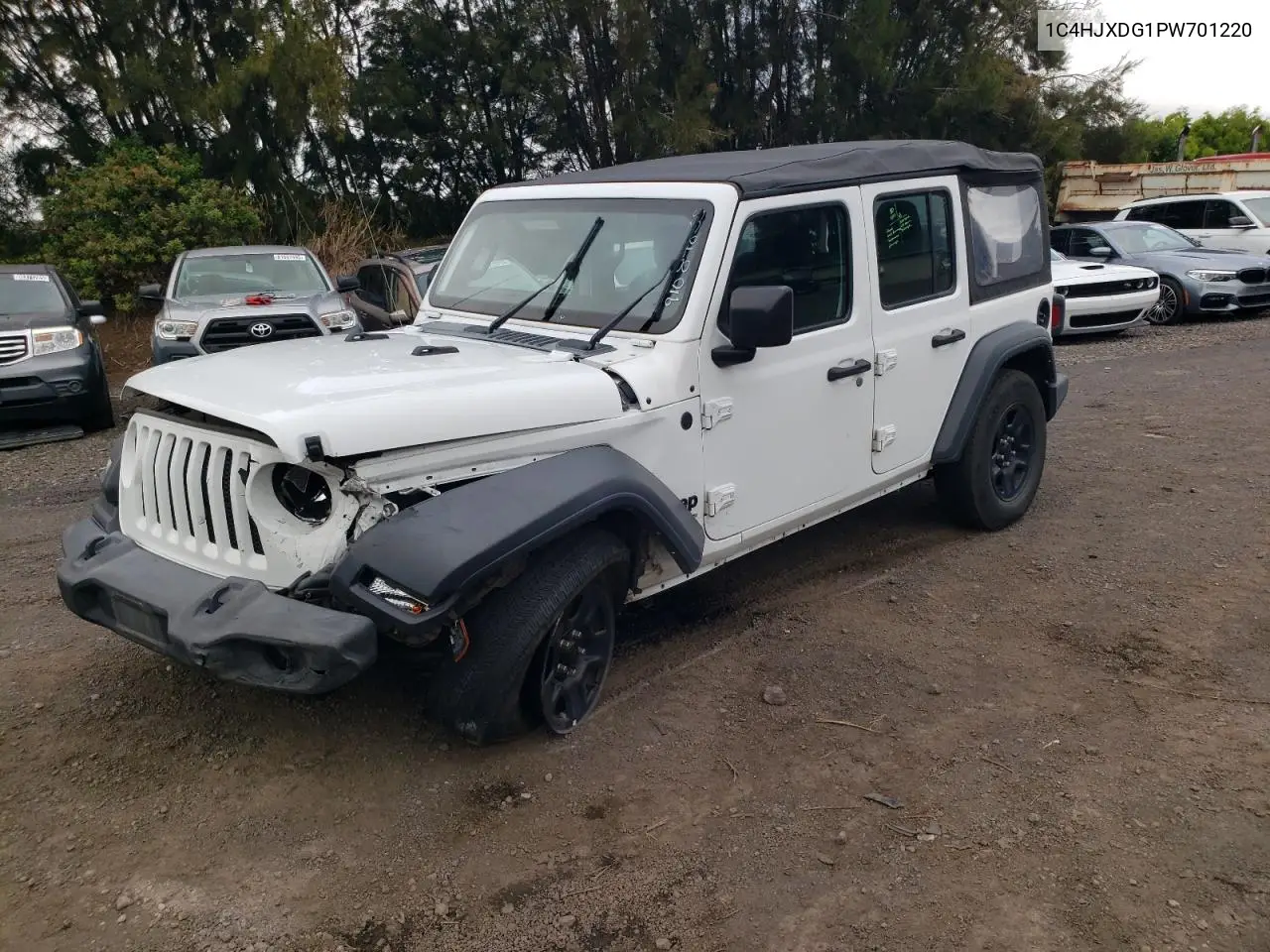 1C4HJXDG1PW701220 2023 Jeep Wrangler Sport