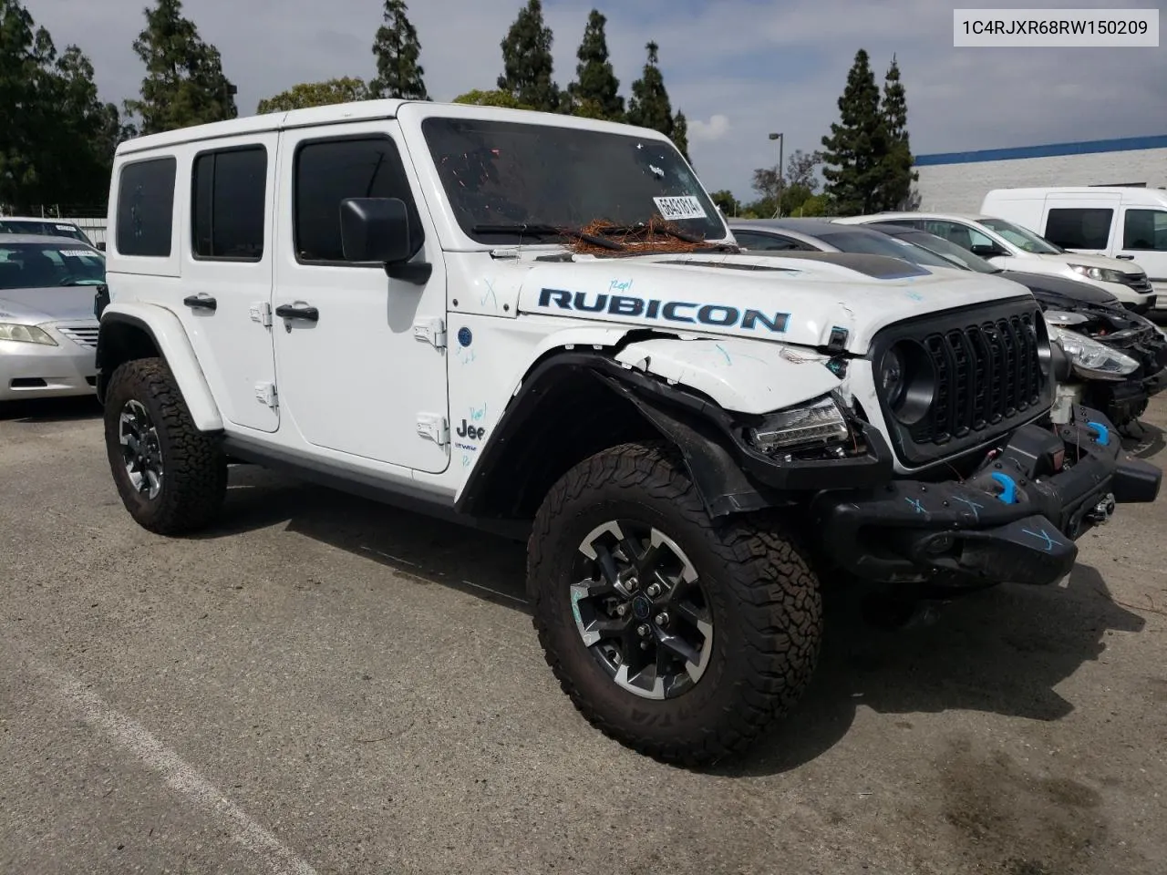 2024 Jeep Wrangler Rubicon 4Xe VIN: 1C4RJXR68RW150209 Lot: 56431814