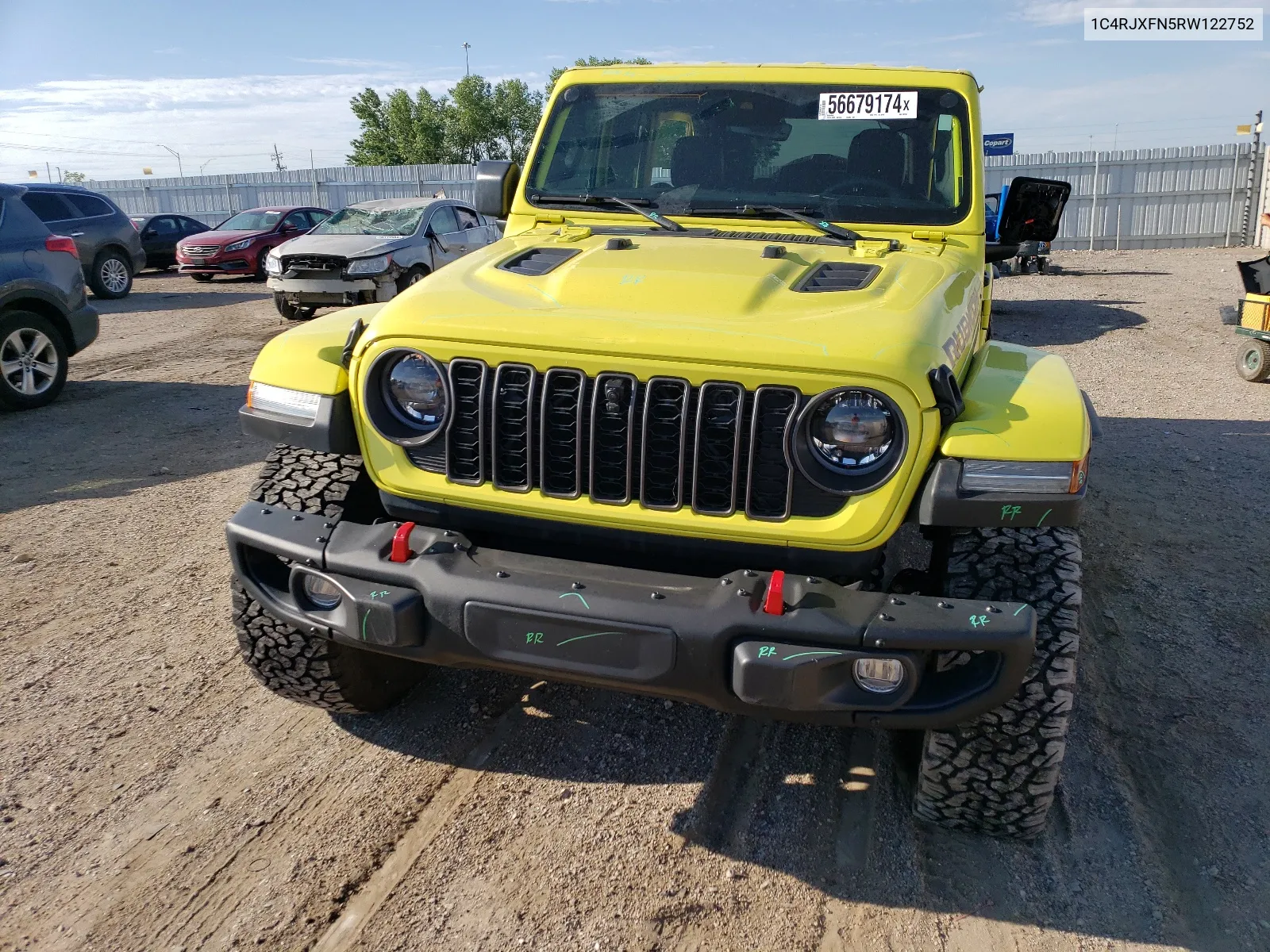 2024 Jeep Wrangler Rubicon VIN: 1C4RJXFN5RW122752 Lot: 56679174