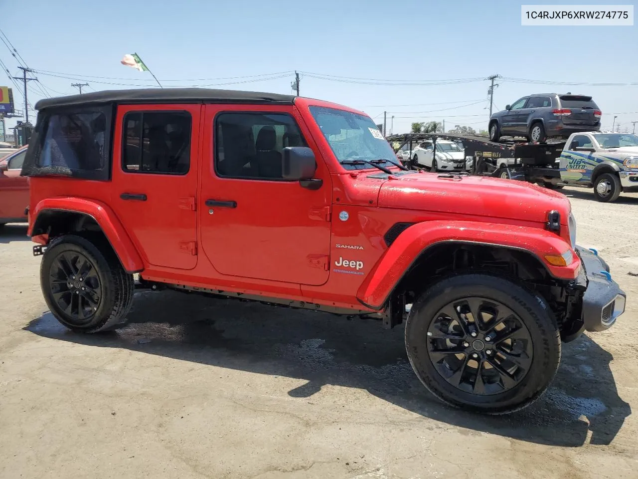 2024 Jeep Wrangler Sahara 4Xe VIN: 1C4RJXP6XRW274775 Lot: 58970254