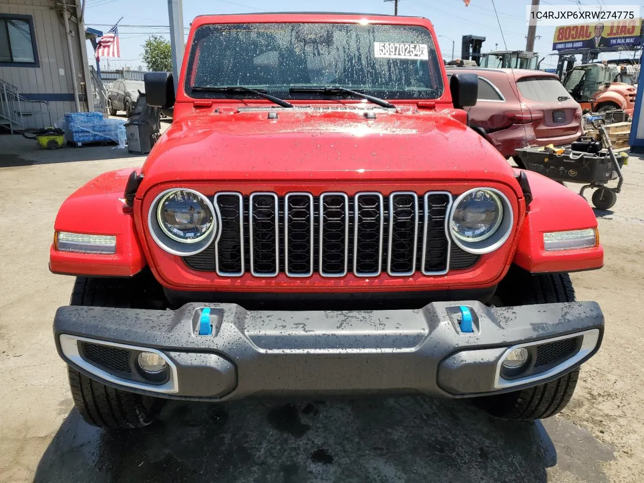 2024 Jeep Wrangler Sahara 4Xe VIN: 1C4RJXP6XRW274775 Lot: 58970254