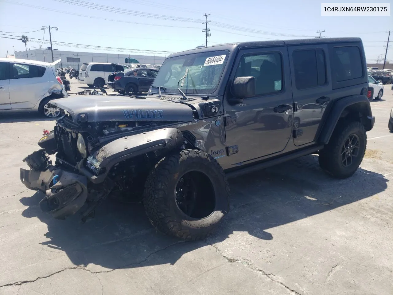 2024 Jeep Wrangler 4Xe VIN: 1C4RJXN64RW230175 Lot: 60664404