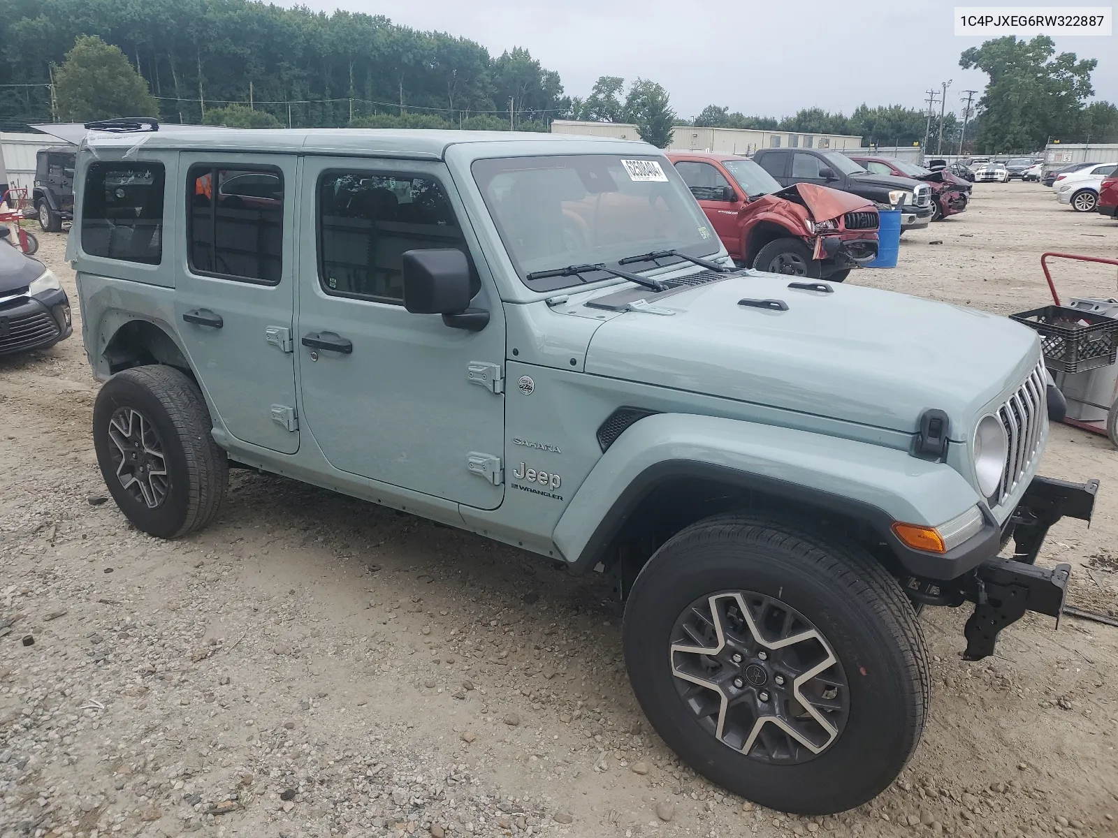 2024 Jeep Wrangler Sahara VIN: 1C4PJXEG6RW322887 Lot: 62508404