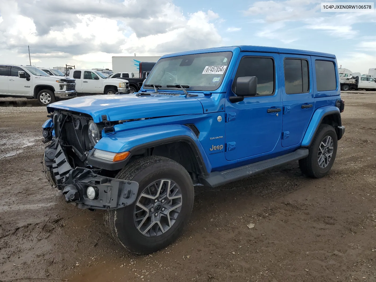 2024 Jeep Wrangler Sahara VIN: 1C4PJXEN0RW106578 Lot: 67457854