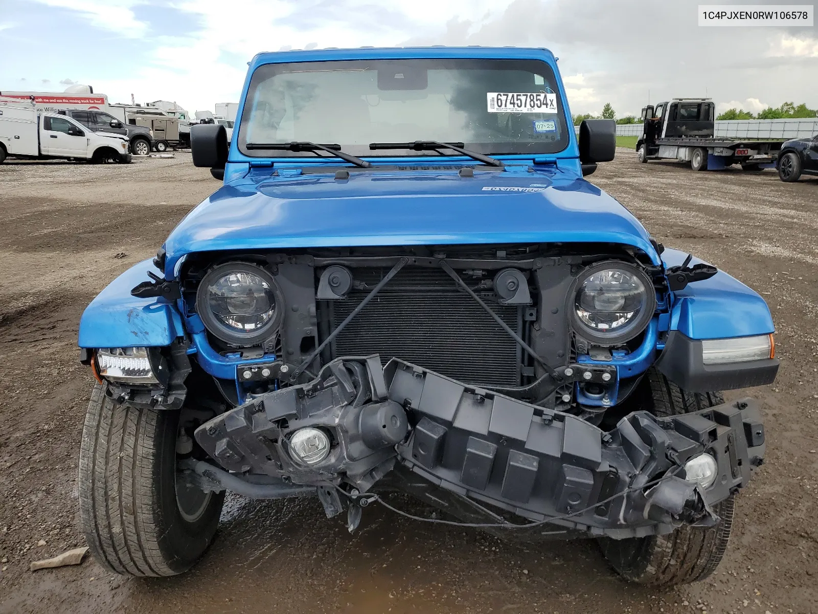 2024 Jeep Wrangler Sahara VIN: 1C4PJXEN0RW106578 Lot: 67457854