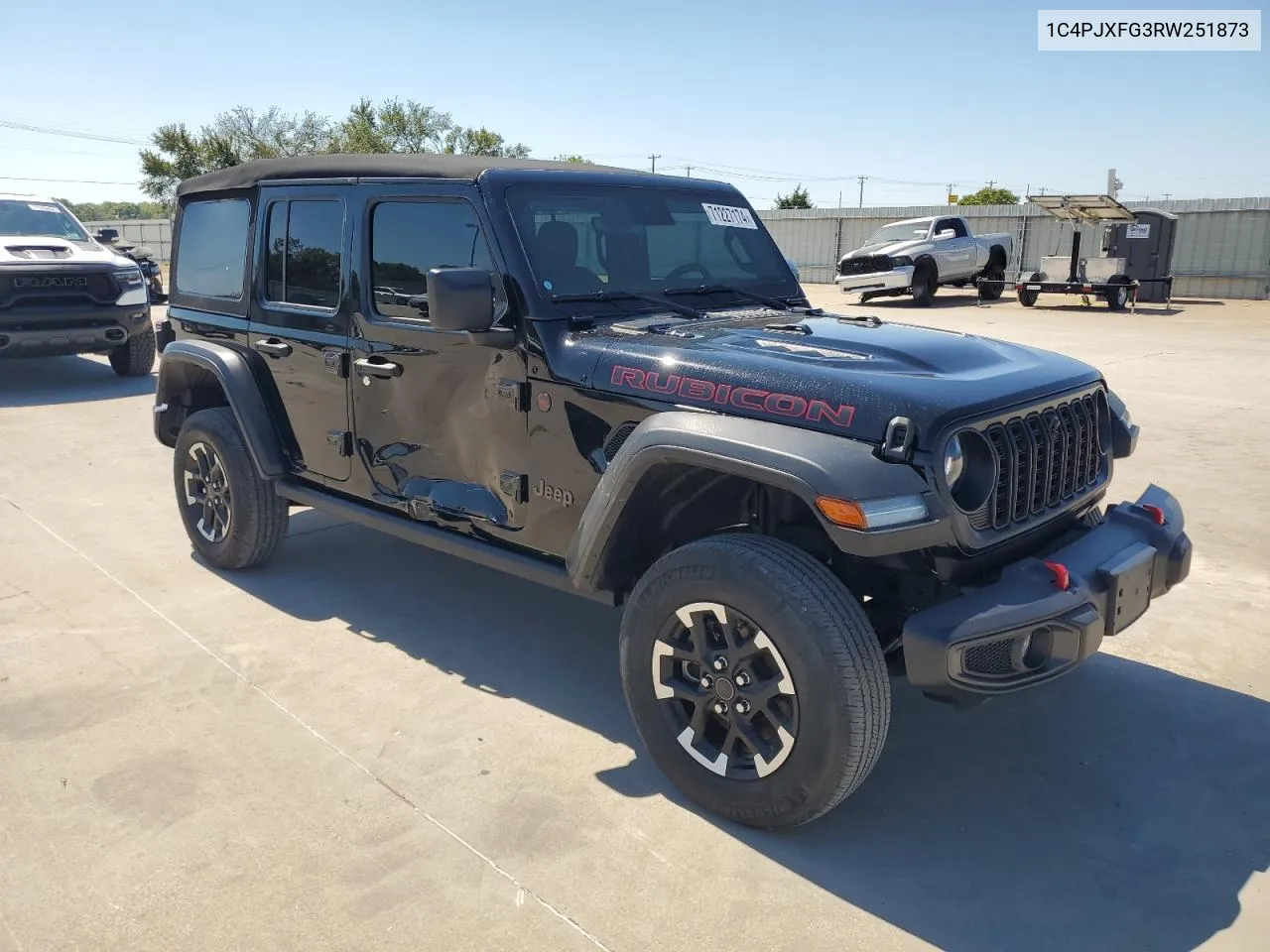 2024 Jeep Wrangler Rubicon VIN: 1C4PJXFG3RW251873 Lot: 71227174