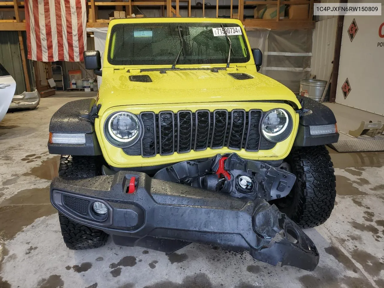 2024 Jeep Wrangler Rubicon VIN: 1C4PJXFN6RW150809 Lot: 71590734