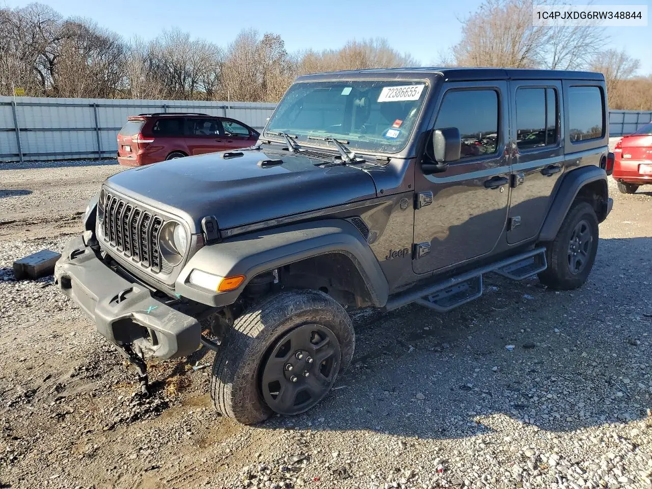 1C4PJXDG6RW348844 2024 Jeep Wrangler Sport