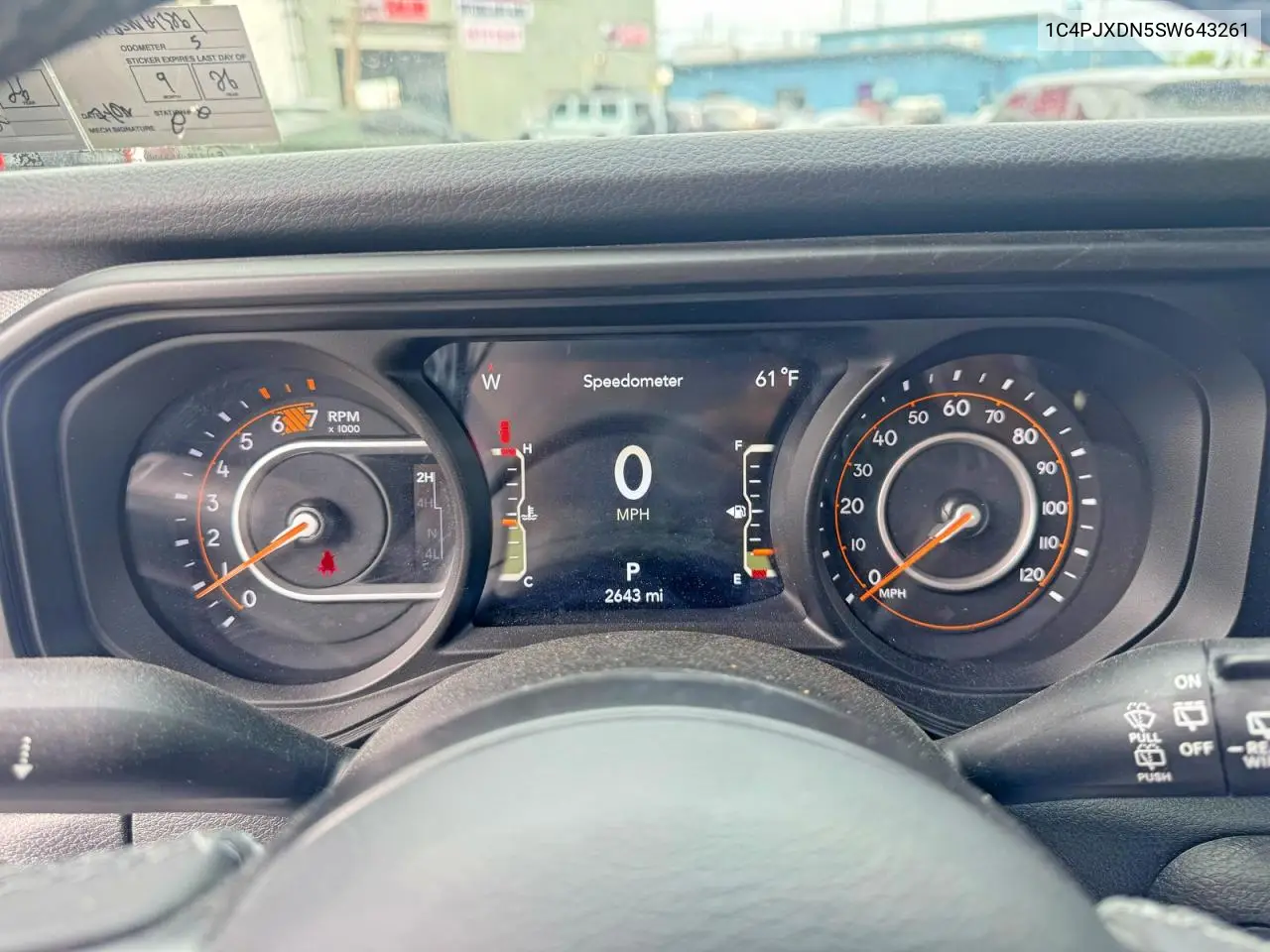 1C4PJXDN5SW643261 2025 Jeep Wrangler Sport