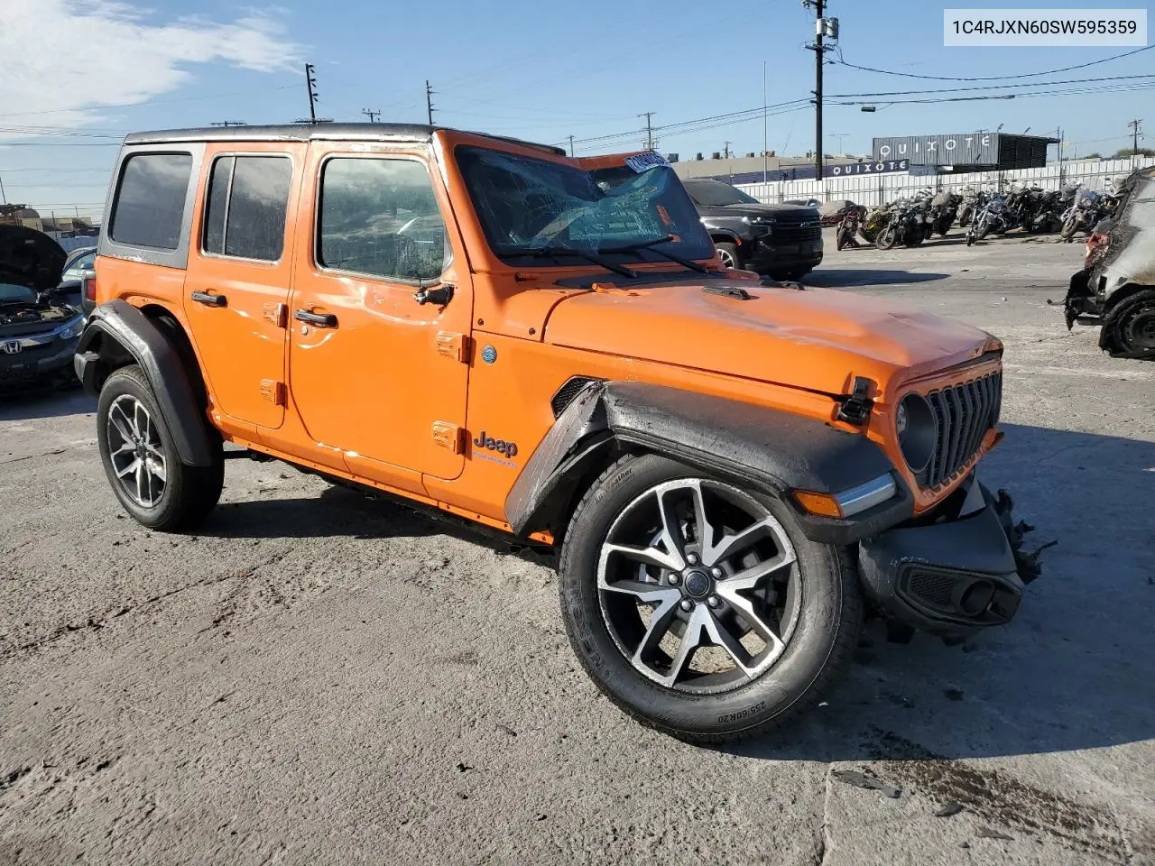 1C4RJXN60SW595359 2025 Jeep Wrangler Sport 4Xe