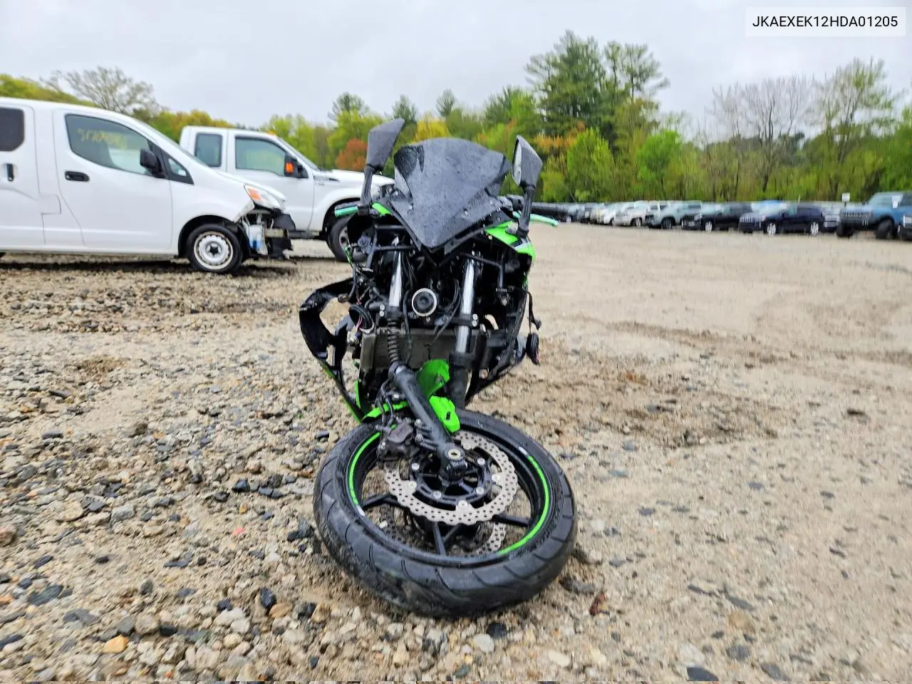 2017 Kawasaki Ex650 F VIN: JKAEXEK12HDA01205 Lot: 53810406