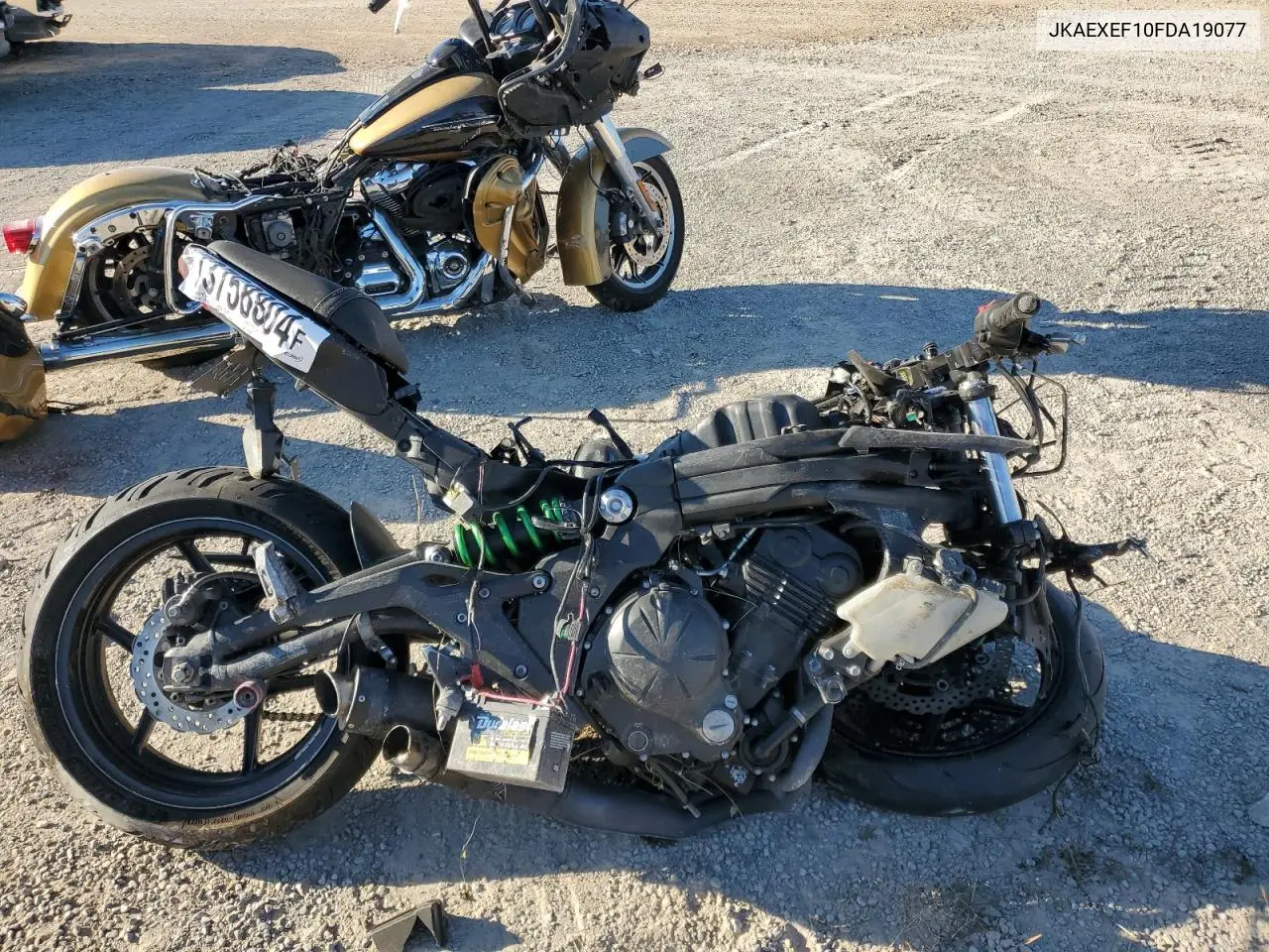 JKAEXEF10FDA19077 2015 Kawasaki Ex650 F