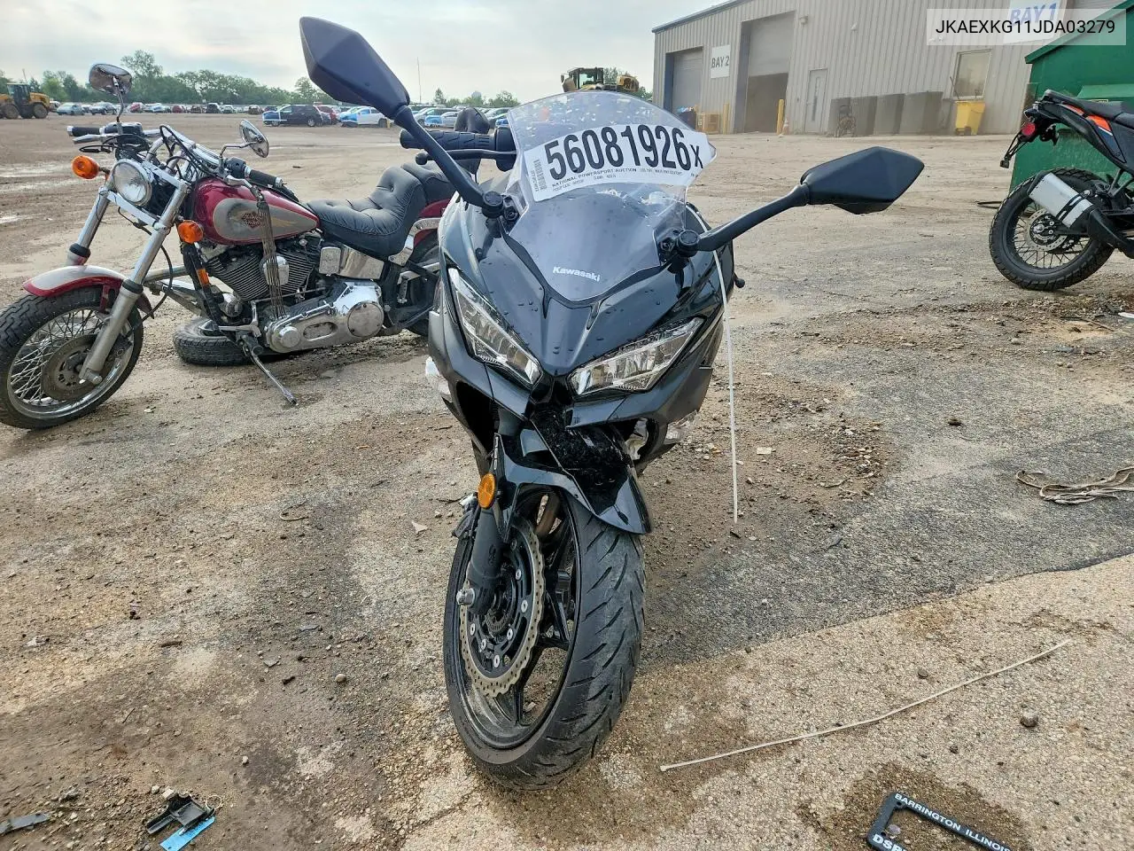 2018 Kawasaki Ex400 VIN: JKAEXKG11JDA03279 Lot: 56081926