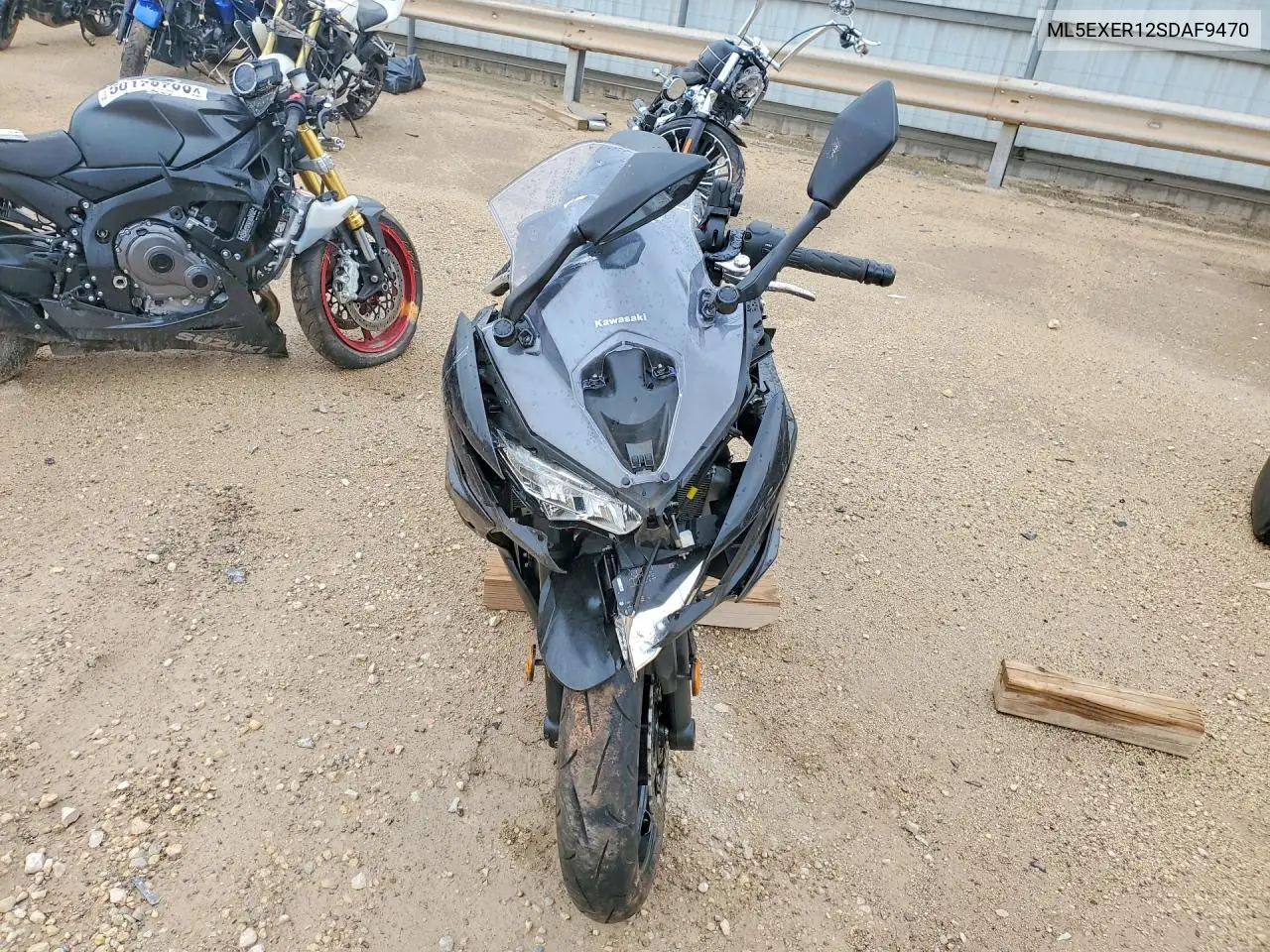 2025 Kawasaki Ex650 R VIN: ML5EXER12SDAF9470 Lot: 50646116