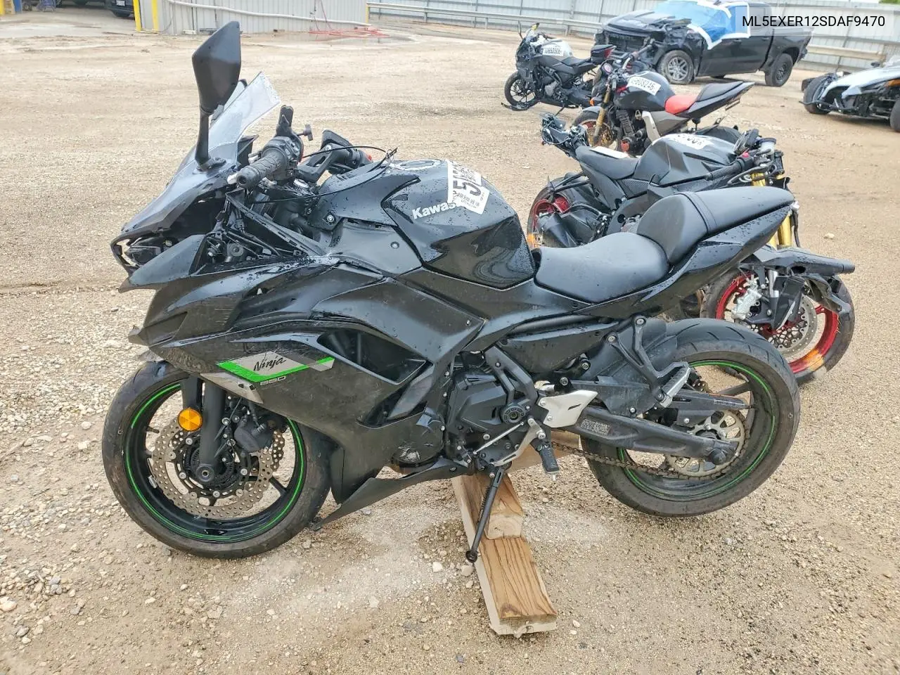 2025 Kawasaki Ex650 R VIN: ML5EXER12SDAF9470 Lot: 50646116