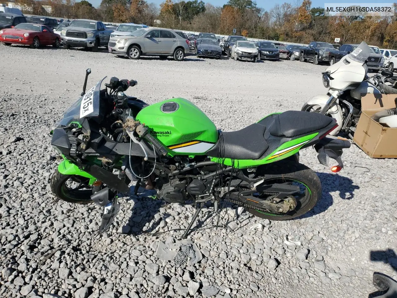 2025 Kawasaki Ex500 H VIN: ML5EXGH16SDA58372 Lot: 92713915