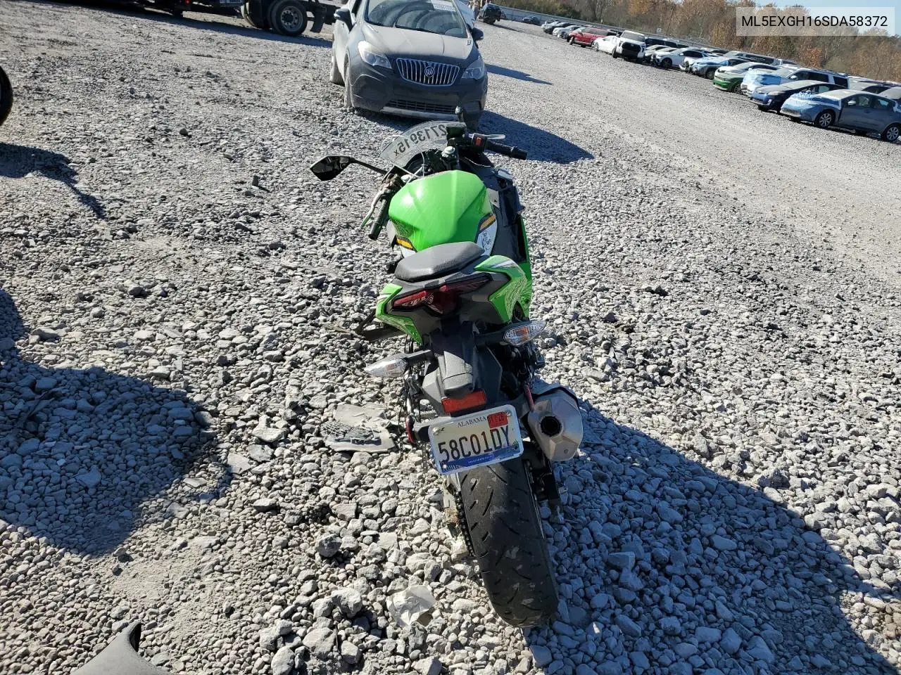 2025 Kawasaki Ex500 H VIN: ML5EXGH16SDA58372 Lot: 92713915