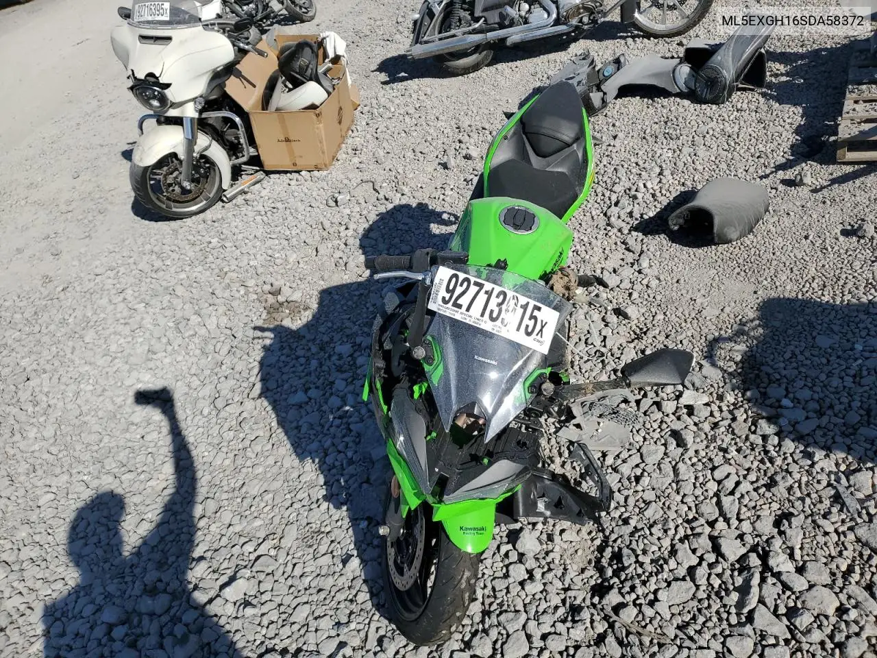 2025 Kawasaki Ex500 H VIN: ML5EXGH16SDA58372 Lot: 92713915