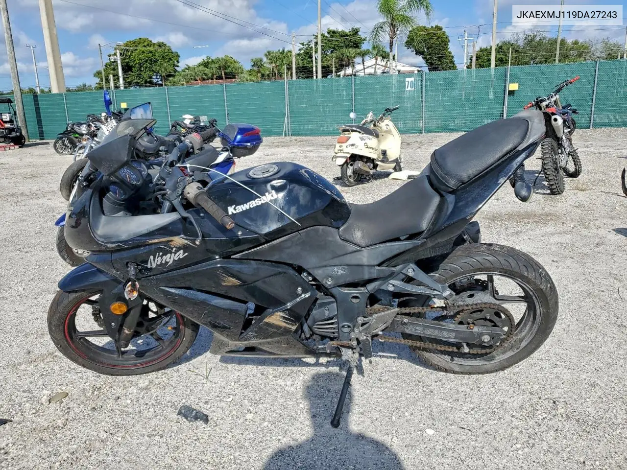 JKAEXMJ119DA27243 2009 Kawasaki Ex250 J