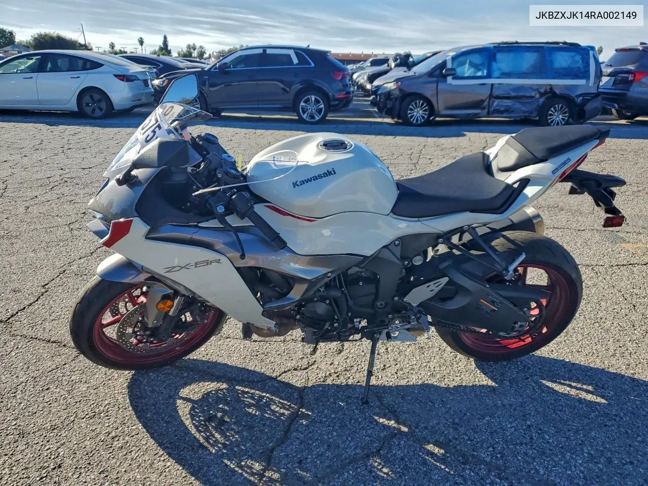 JKBZXJK14RA002149 2024 Kawasaki Zx636 K