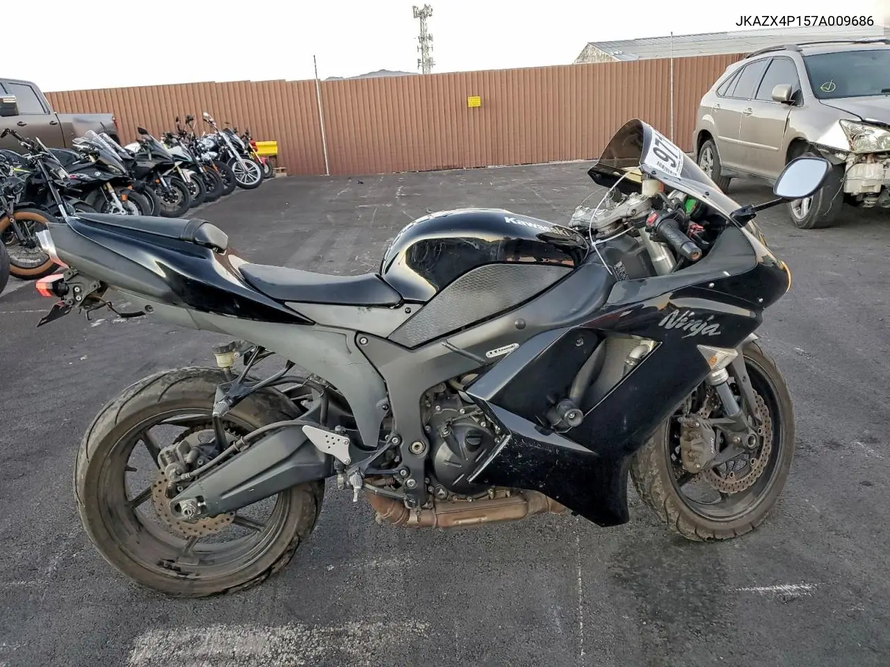 JKAZX4P157A009686 2007 Kawasaki Zx600 P