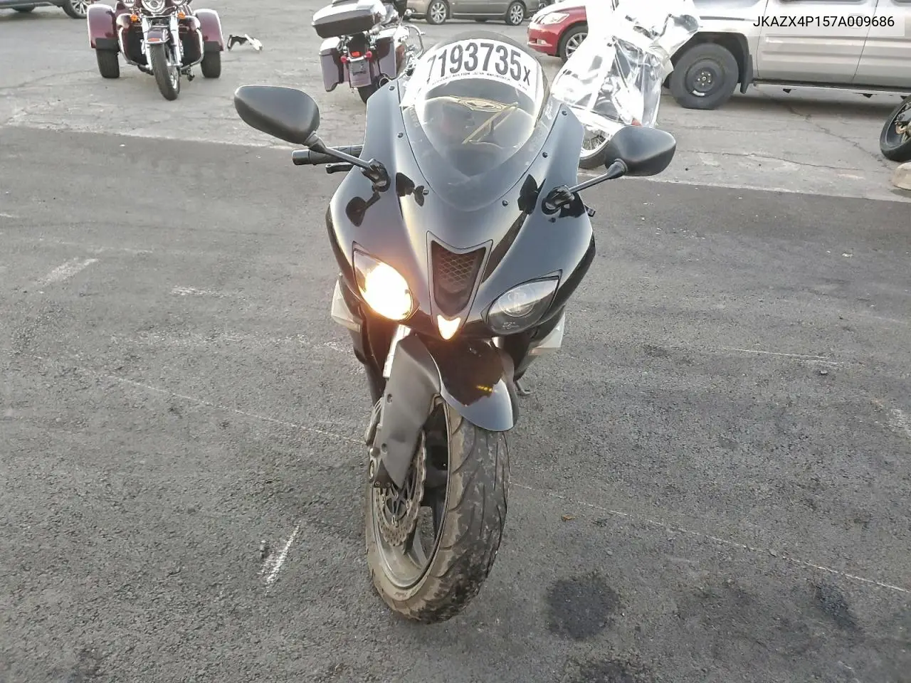 JKAZX4P157A009686 2007 Kawasaki Zx600 P