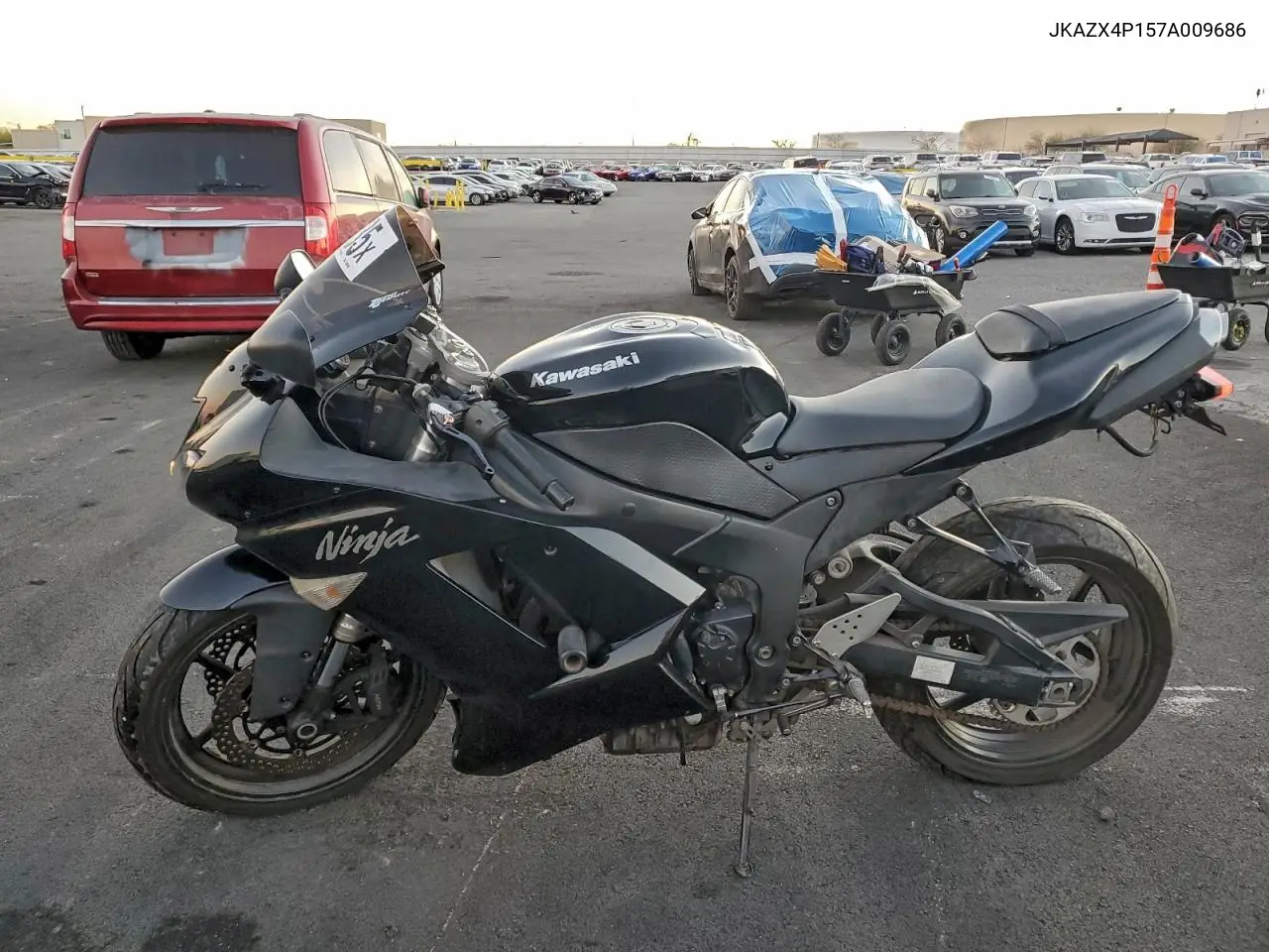 JKAZX4P157A009686 2007 Kawasaki Zx600 P