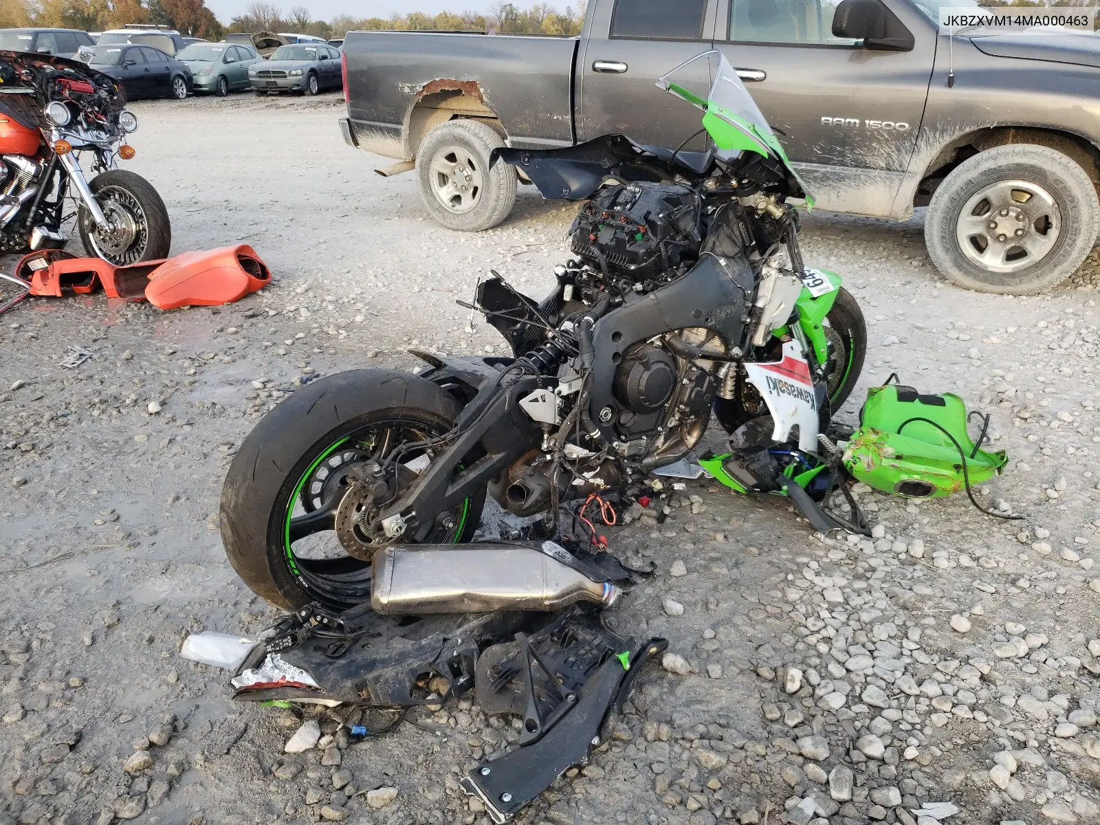 JKBZXVM14MA000463 2021 Kawasaki Zx1002 M