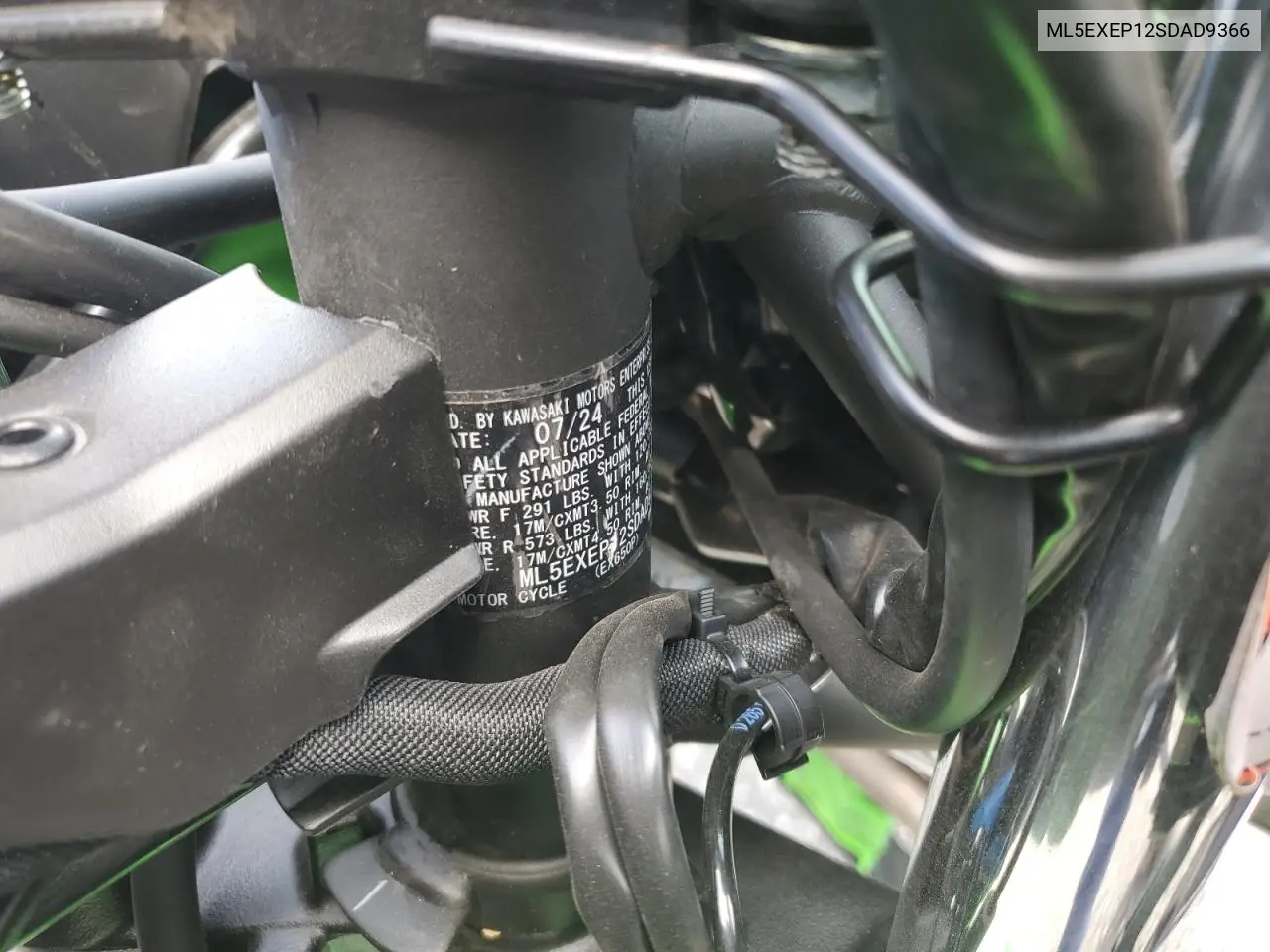 ML5EXEP12SDAD9366 2025 Kawasaki Ex650 P