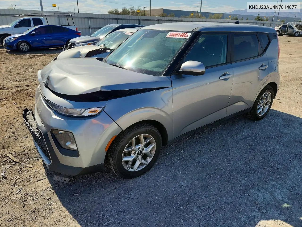 2022 Kia Soul Lx VIN: KNDJ23AU4N7814877 Lot: 55061486