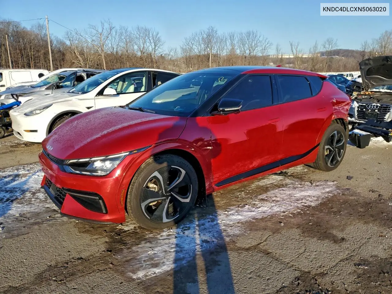 KNDC4DLCXN5063020 2022 Kia Ev6 Gt Line
