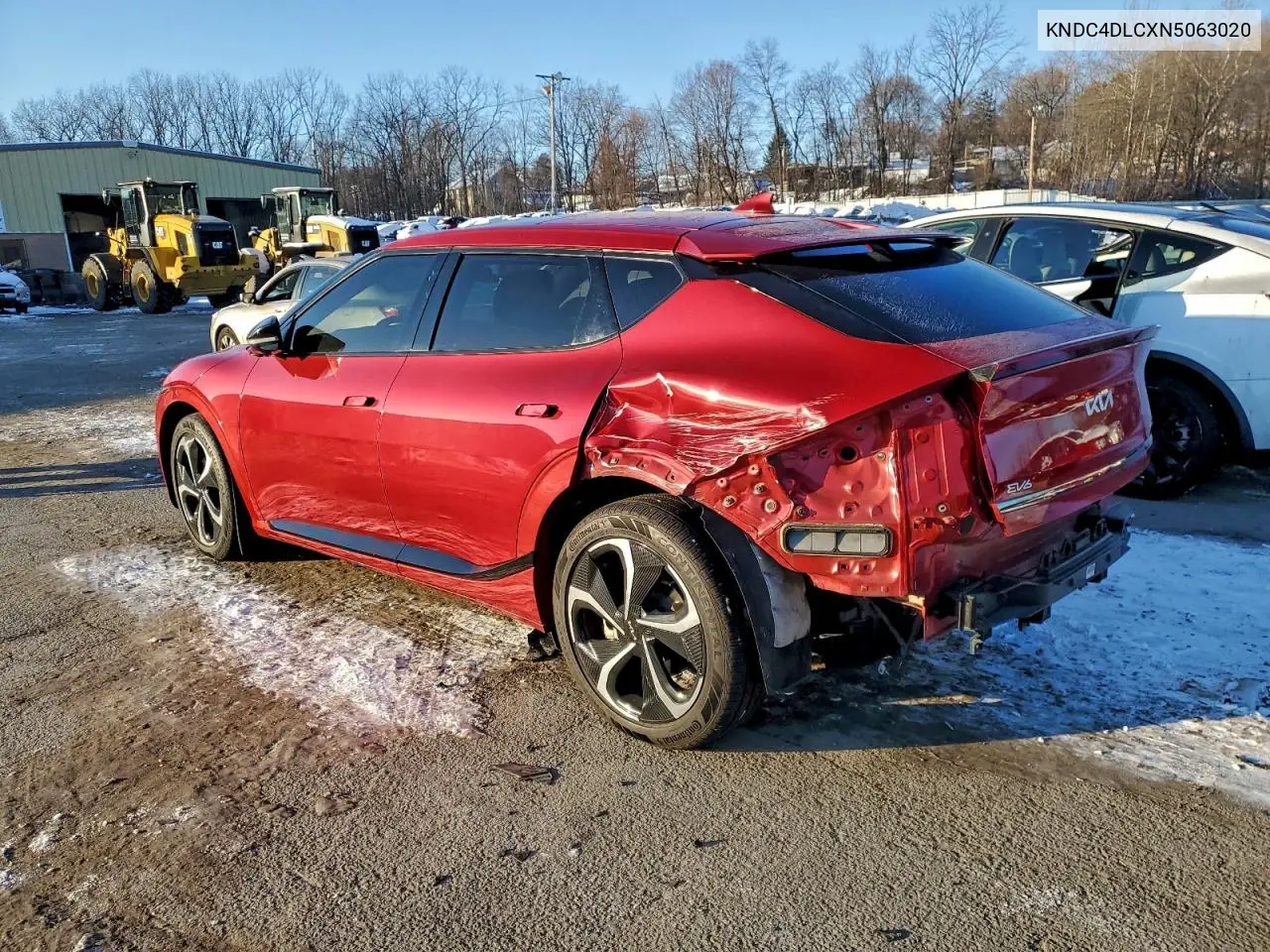 KNDC4DLCXN5063020 2022 Kia Ev6 Gt Line