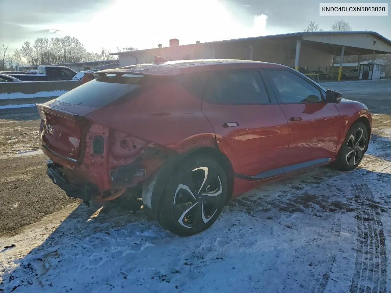 KNDC4DLCXN5063020 2022 Kia Ev6 Gt Line
