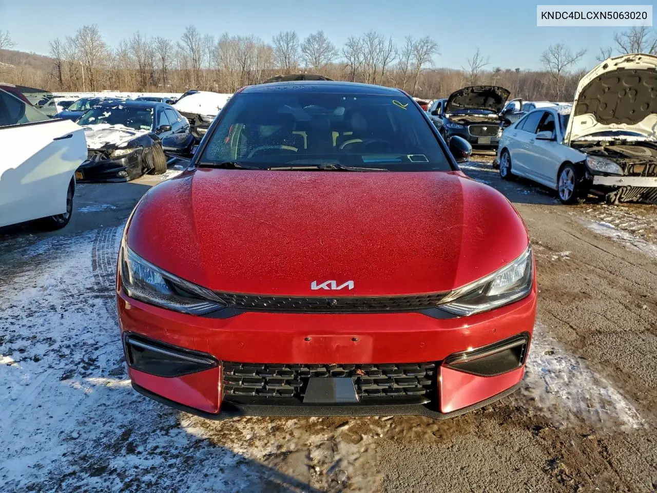 KNDC4DLCXN5063020 2022 Kia Ev6 Gt Line
