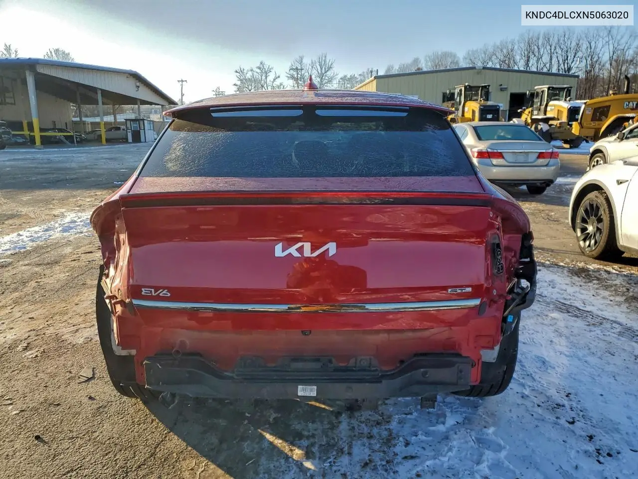 KNDC4DLCXN5063020 2022 Kia Ev6 Gt Line