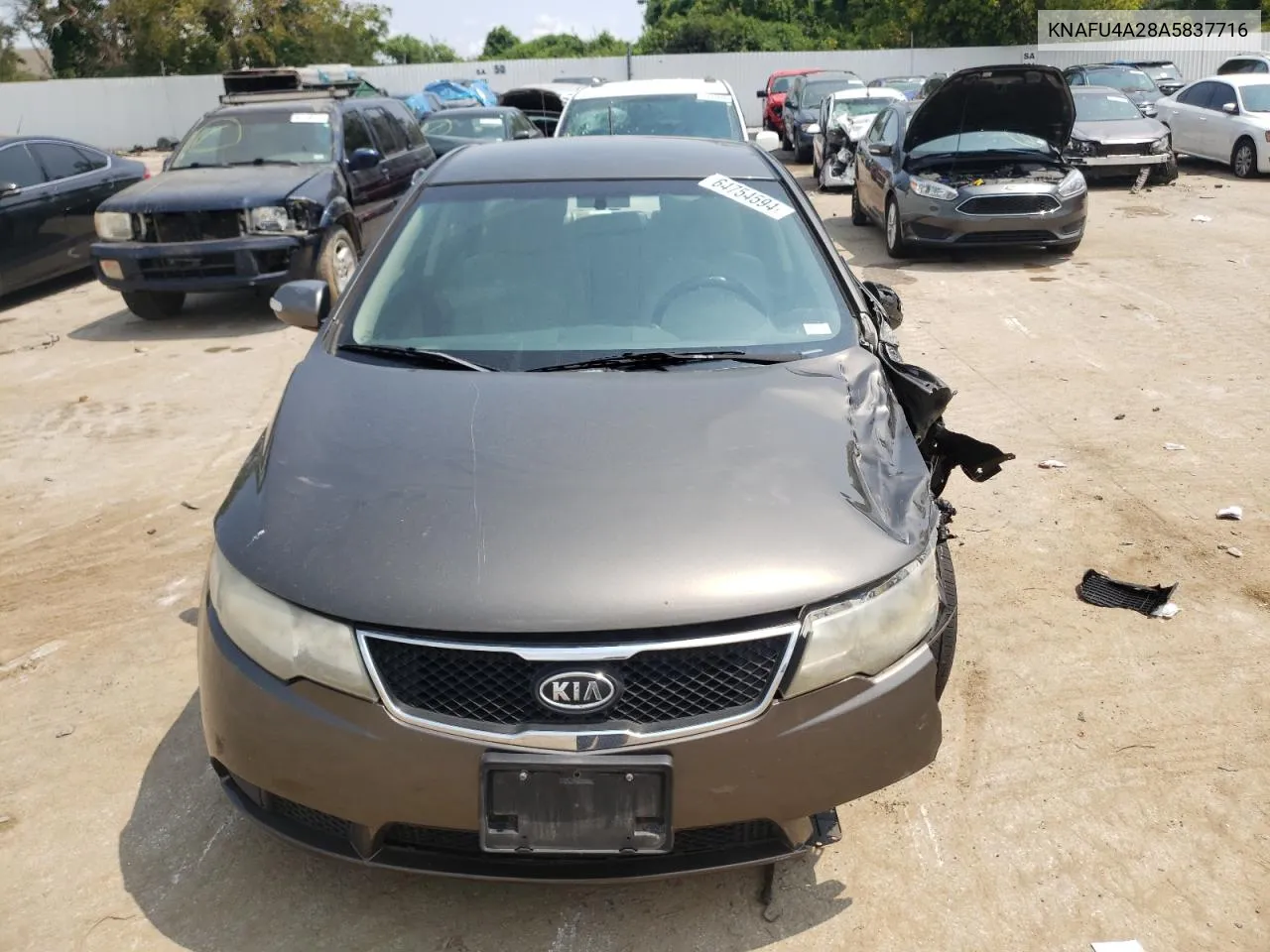 KNAFU4A28A5837716 2010 Kia Forte Ex