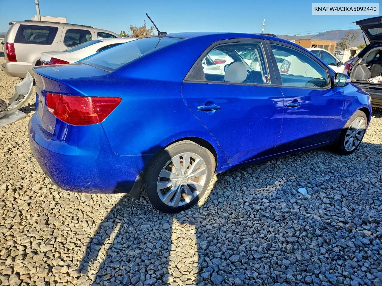 KNAFW4A3XA5092440 2010 Kia Forte Sx