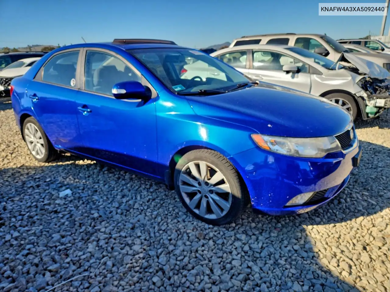 KNAFW4A3XA5092440 2010 Kia Forte Sx