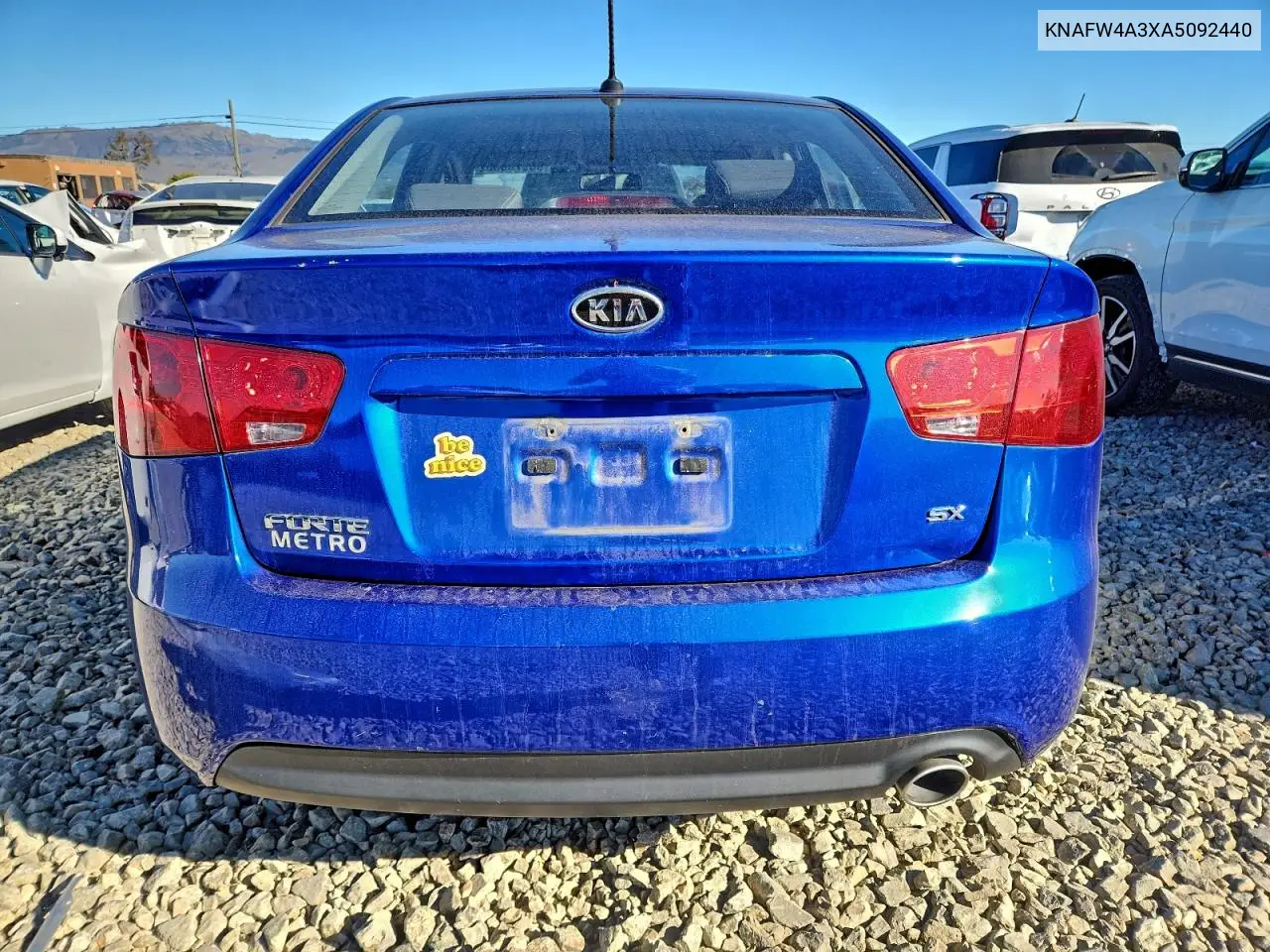 KNAFW4A3XA5092440 2010 Kia Forte Sx