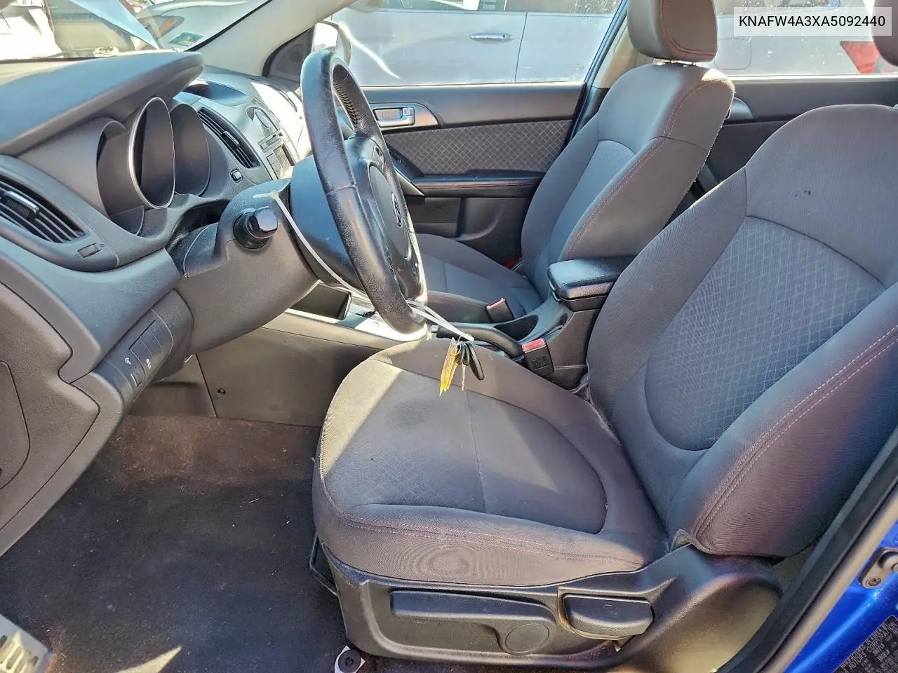 KNAFW4A3XA5092440 2010 Kia Forte Sx
