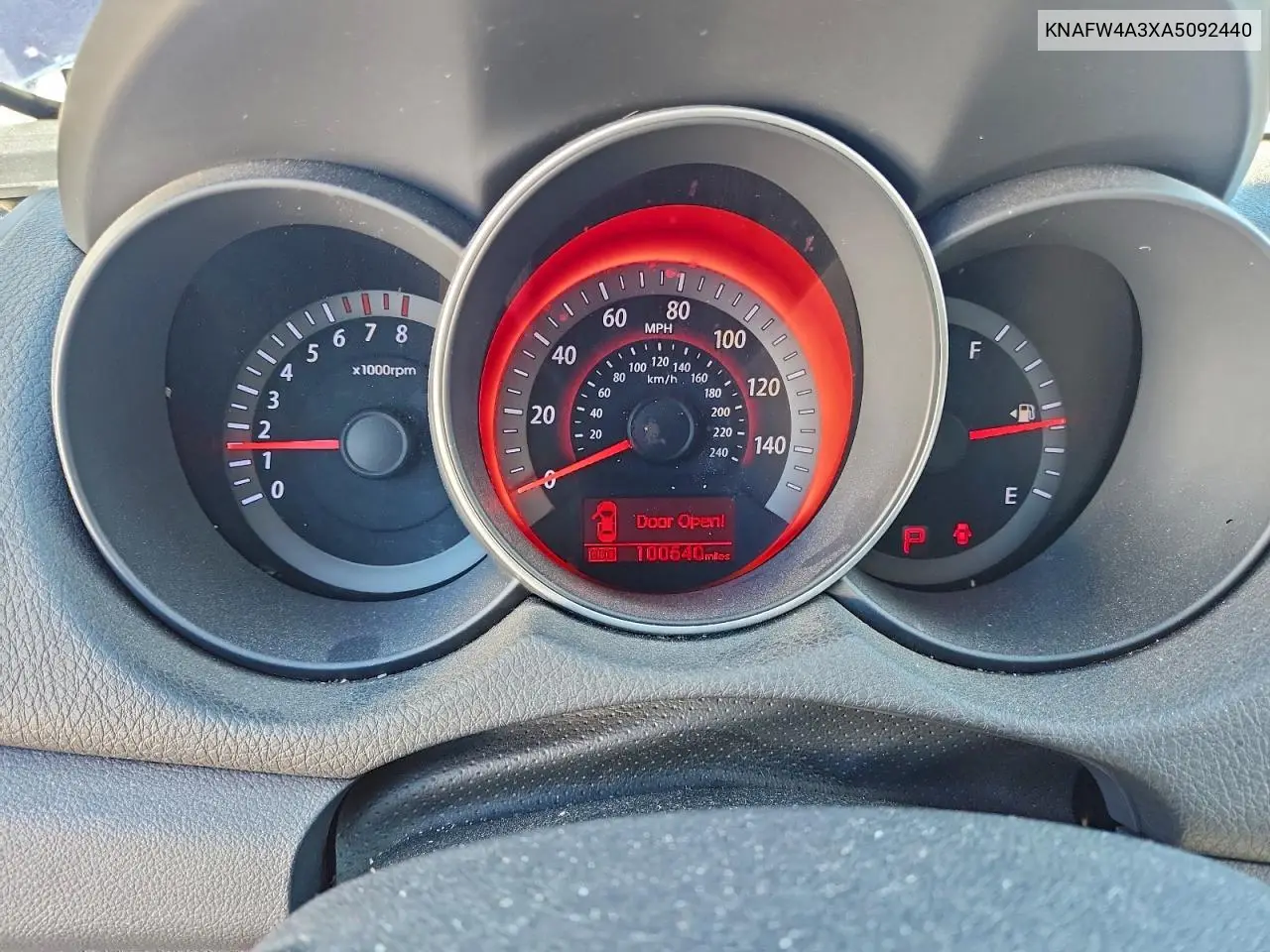 KNAFW4A3XA5092440 2010 Kia Forte Sx