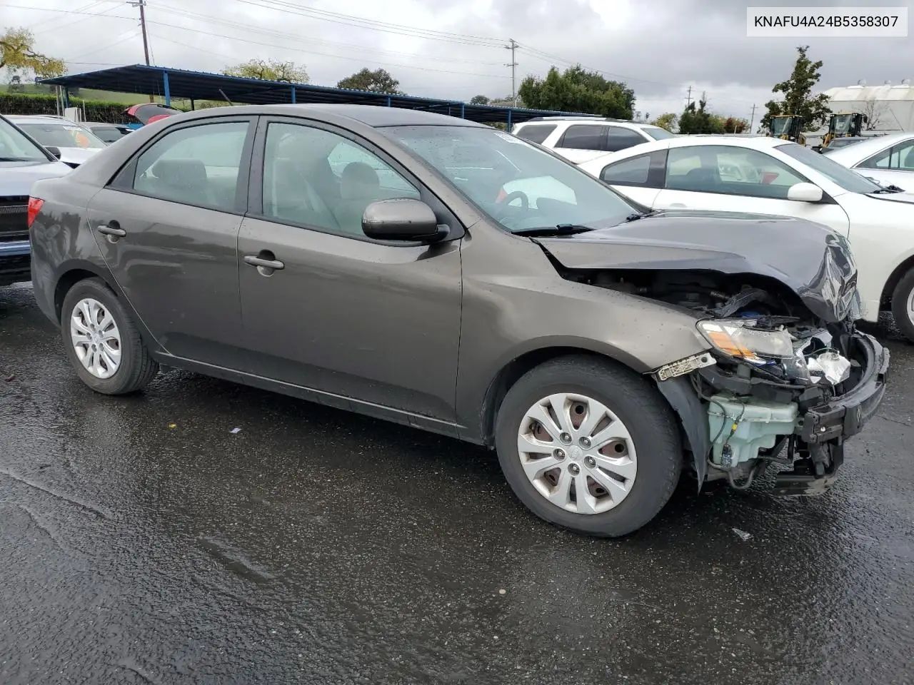 KNAFU4A24B5358307 2011 Kia Forte Ex